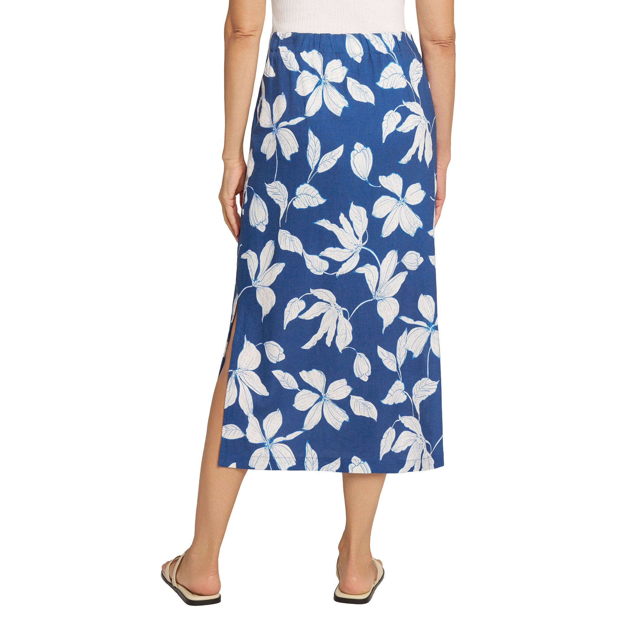 Matty M Women's Linen Blend Skirt
