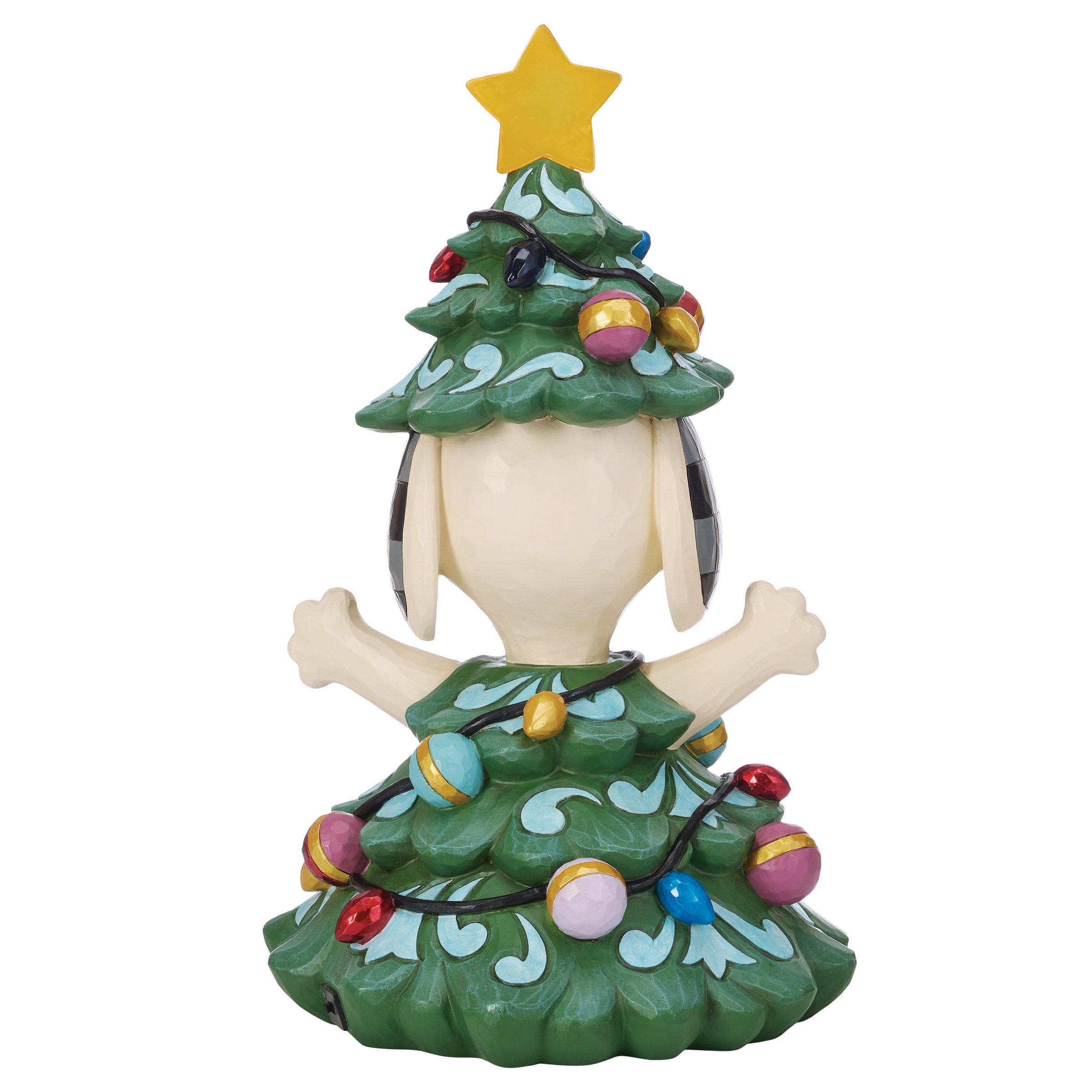 15" Peanuts Snoopy Tree with LED Light Statue by Jim Shore