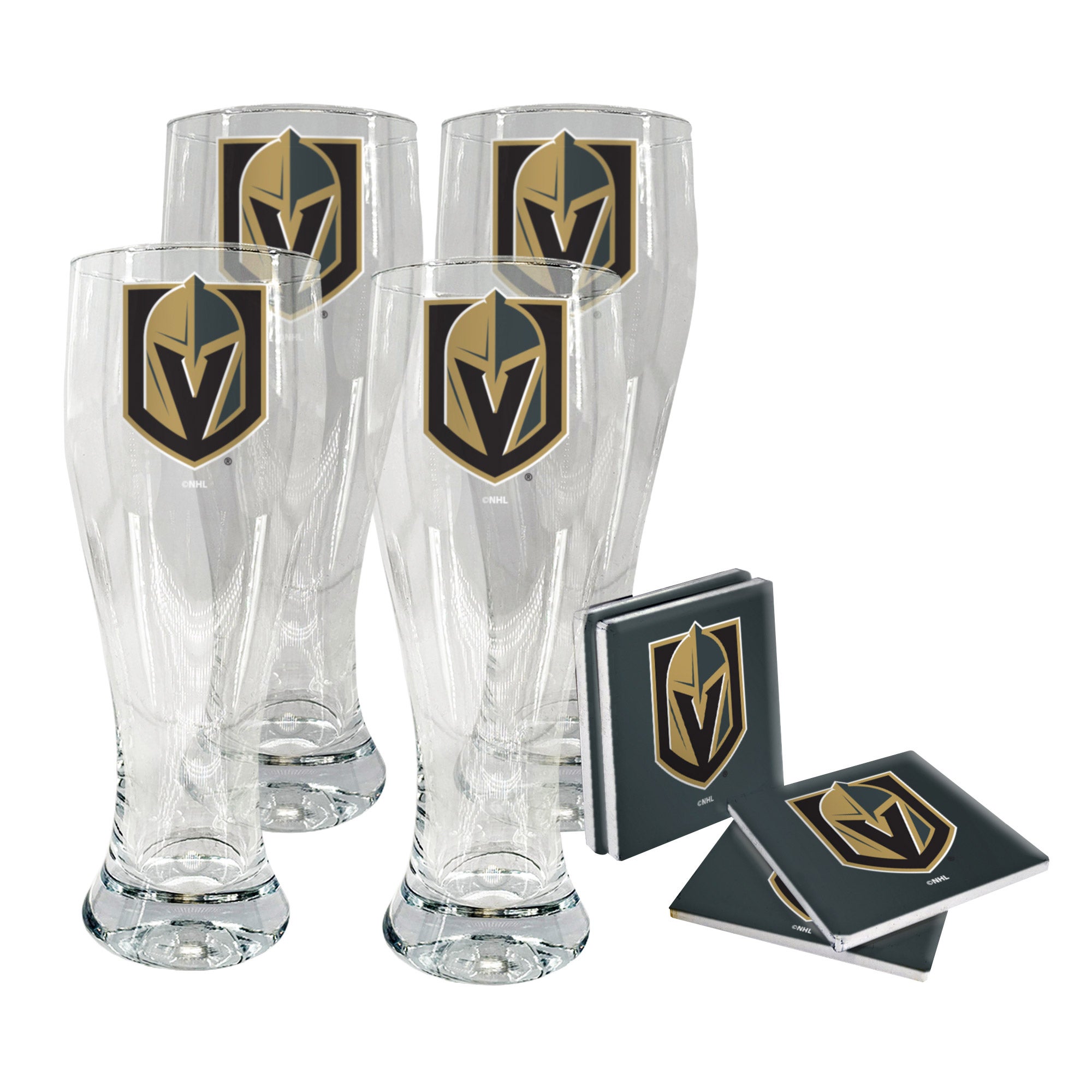NHL Pilsner & Coaster Set