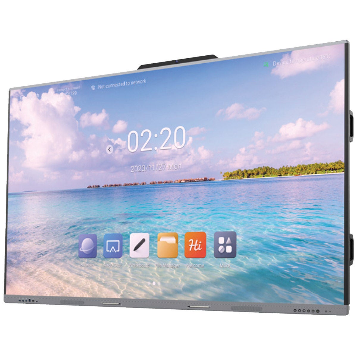 Faytech 75" Freestyle Interactive Digital Touchscreen Whiteboard - Stand Included