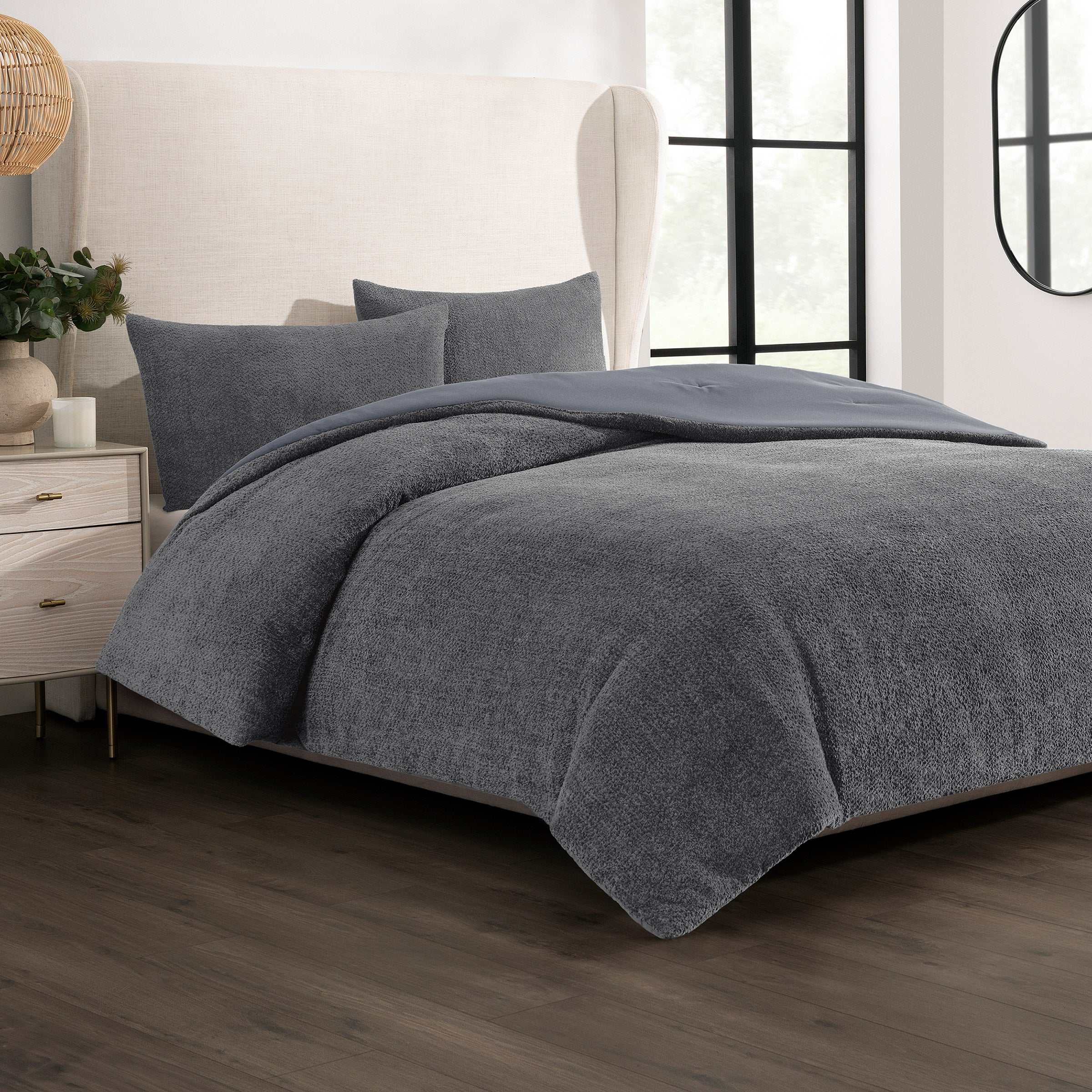 Cococozy 3-piece Bouclé Comforter Set