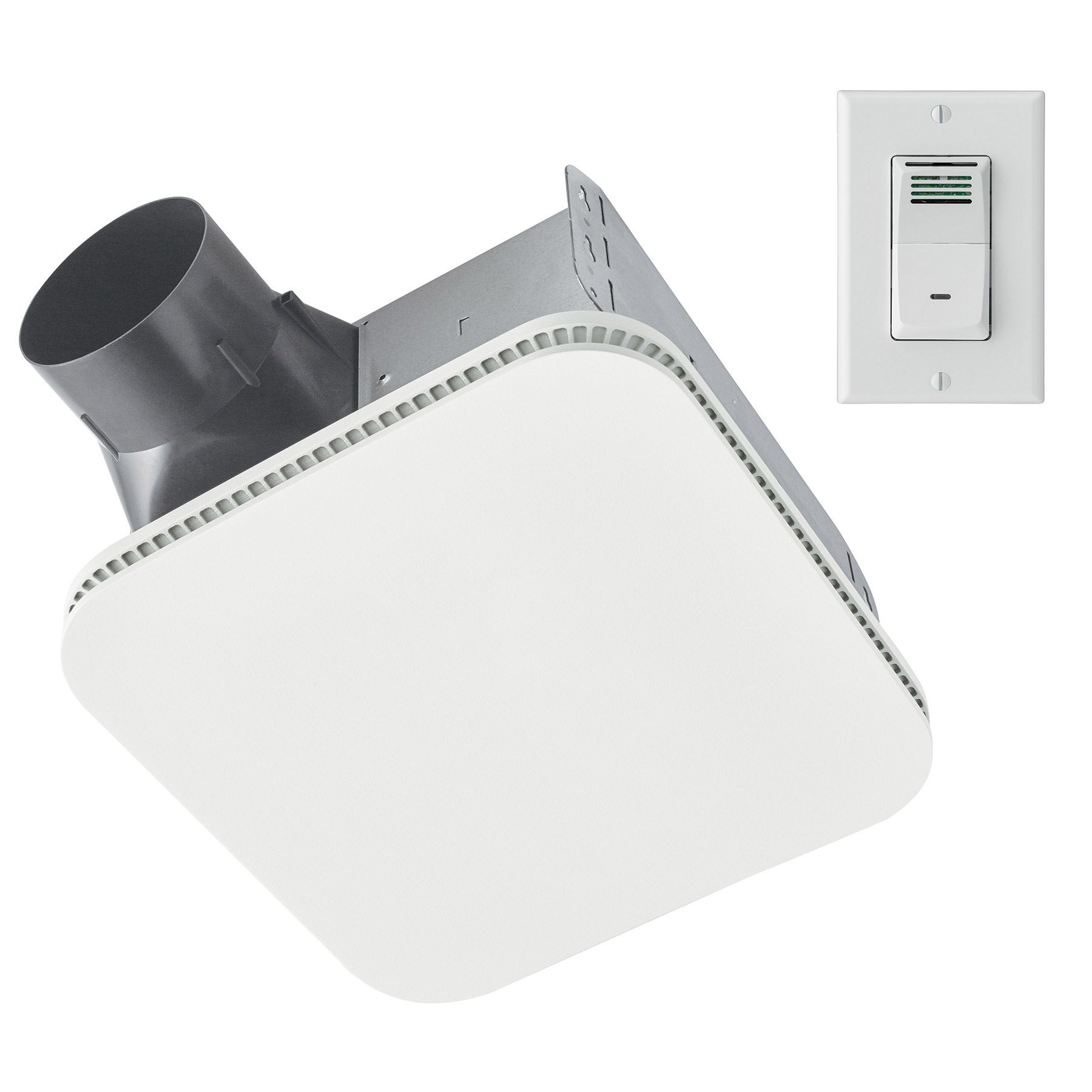 Broan Cleancover Bath Ventilation Fan with Humidity Sensing Control Switch