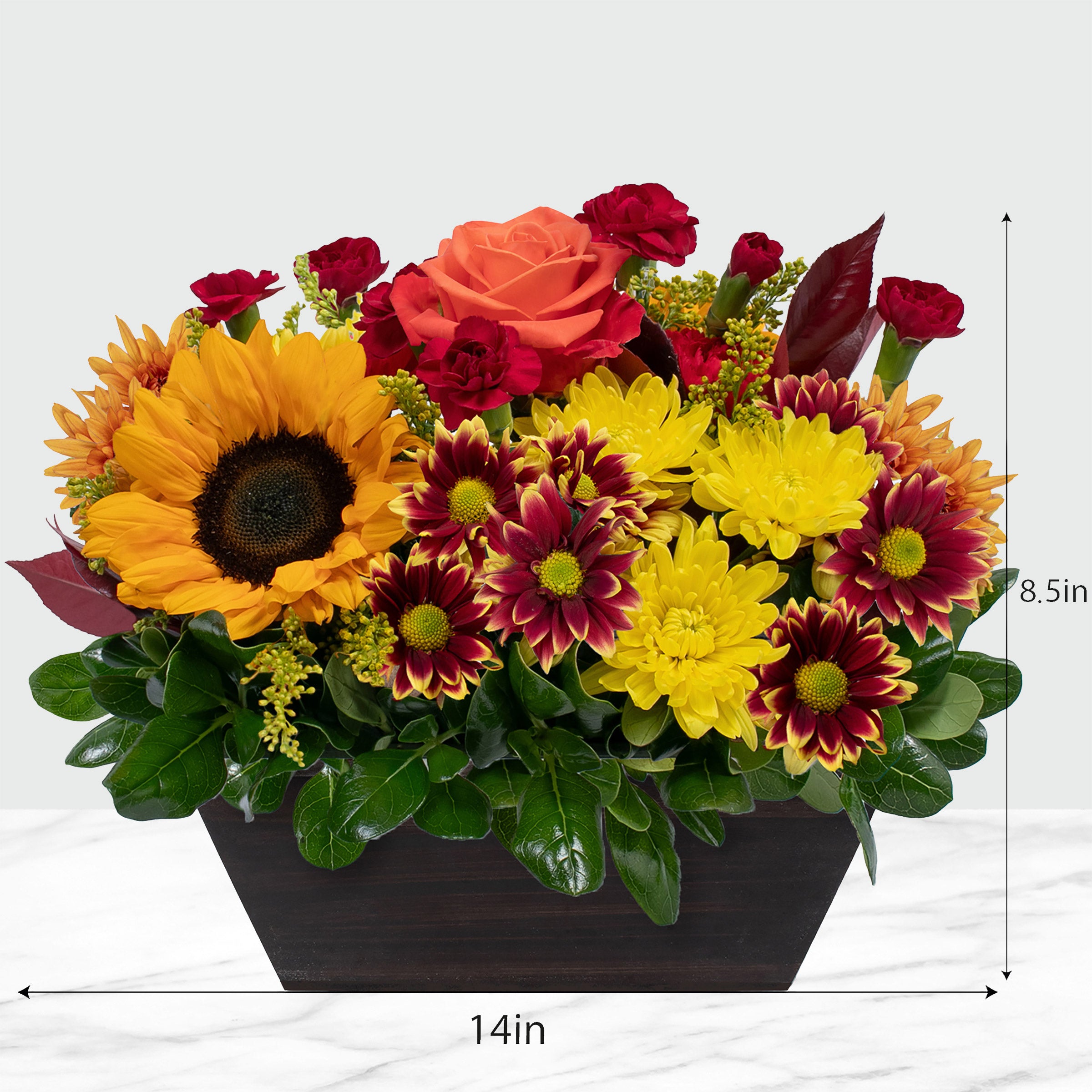 Fall Sunset Floral Arrangement