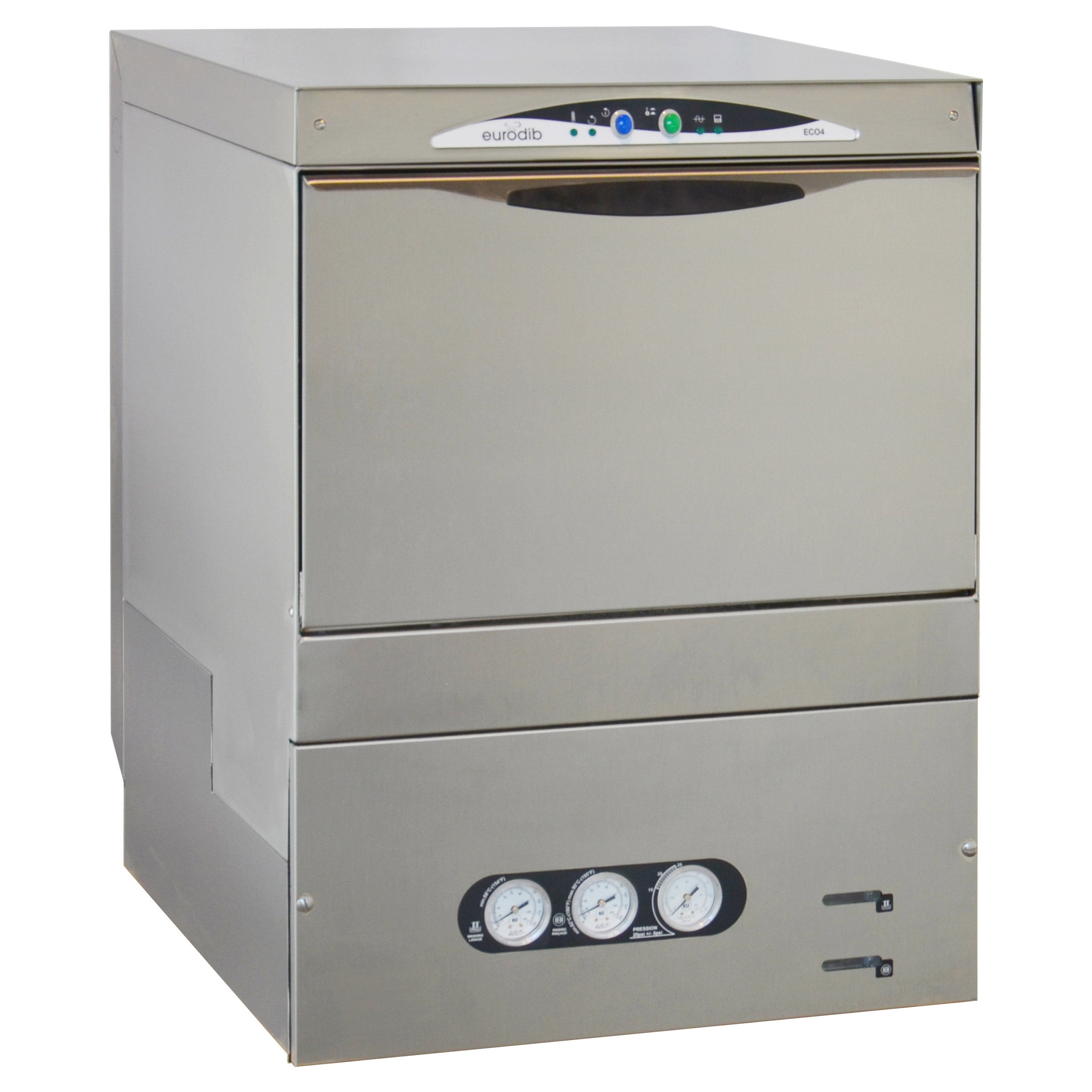 Eurodib Undercounter High Temperature Commercial Dishwasher, Stainless Steel