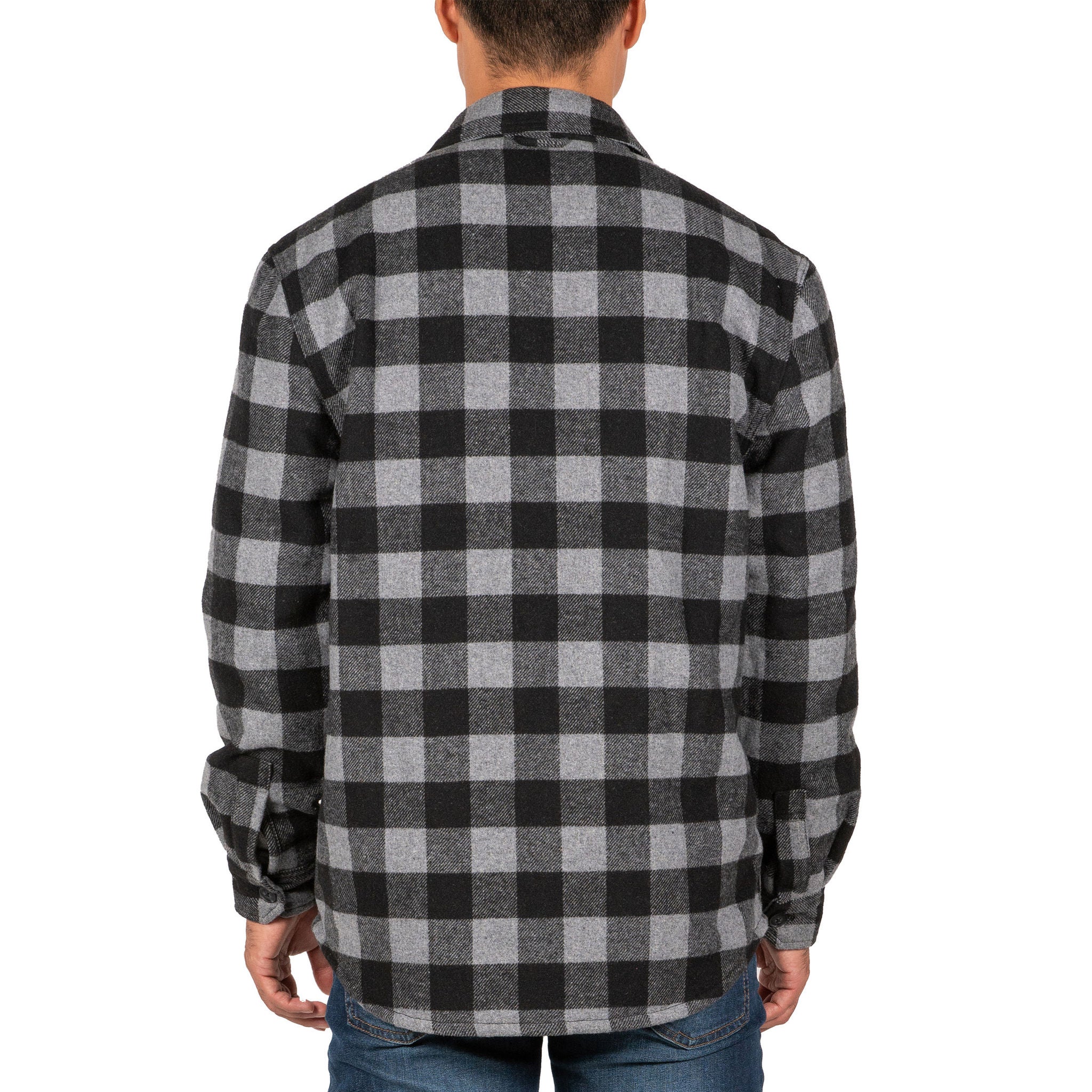 Jachs Men's Wool Blend Shirt Jacket