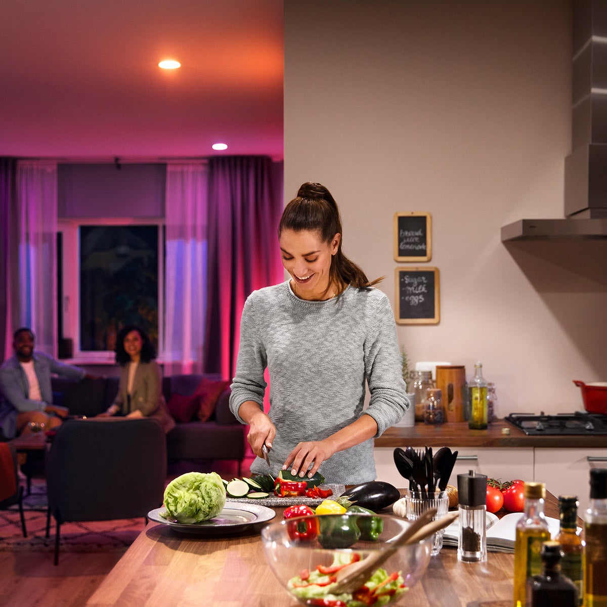 Philips Hue White and Color Ambiance Recessed Downlight 5" to 6" 3-pack