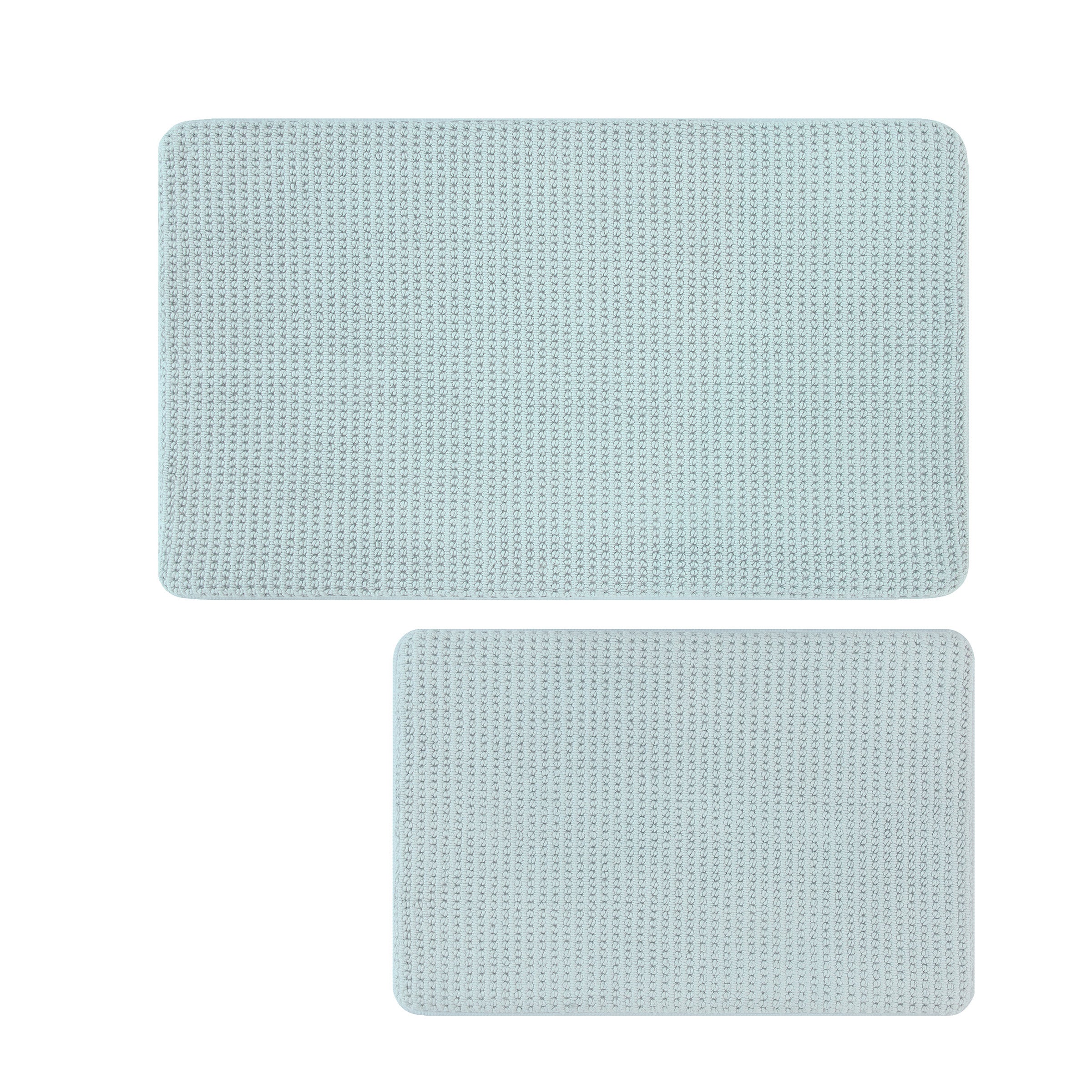Mineral Spring Cotton Memory Foam 2-piece Bath Mat Set