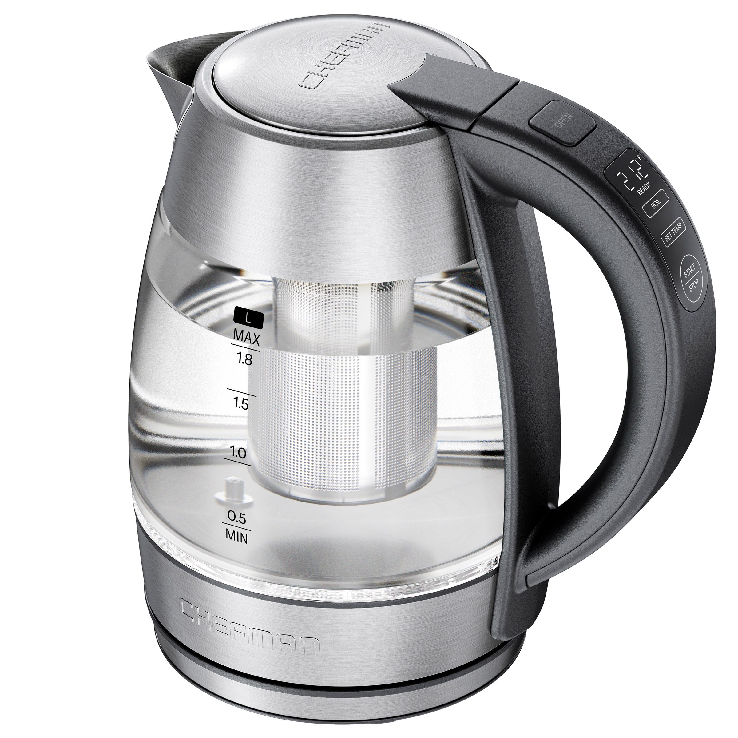 Chefman Custom-Temp 1.8L Electric Kettle
