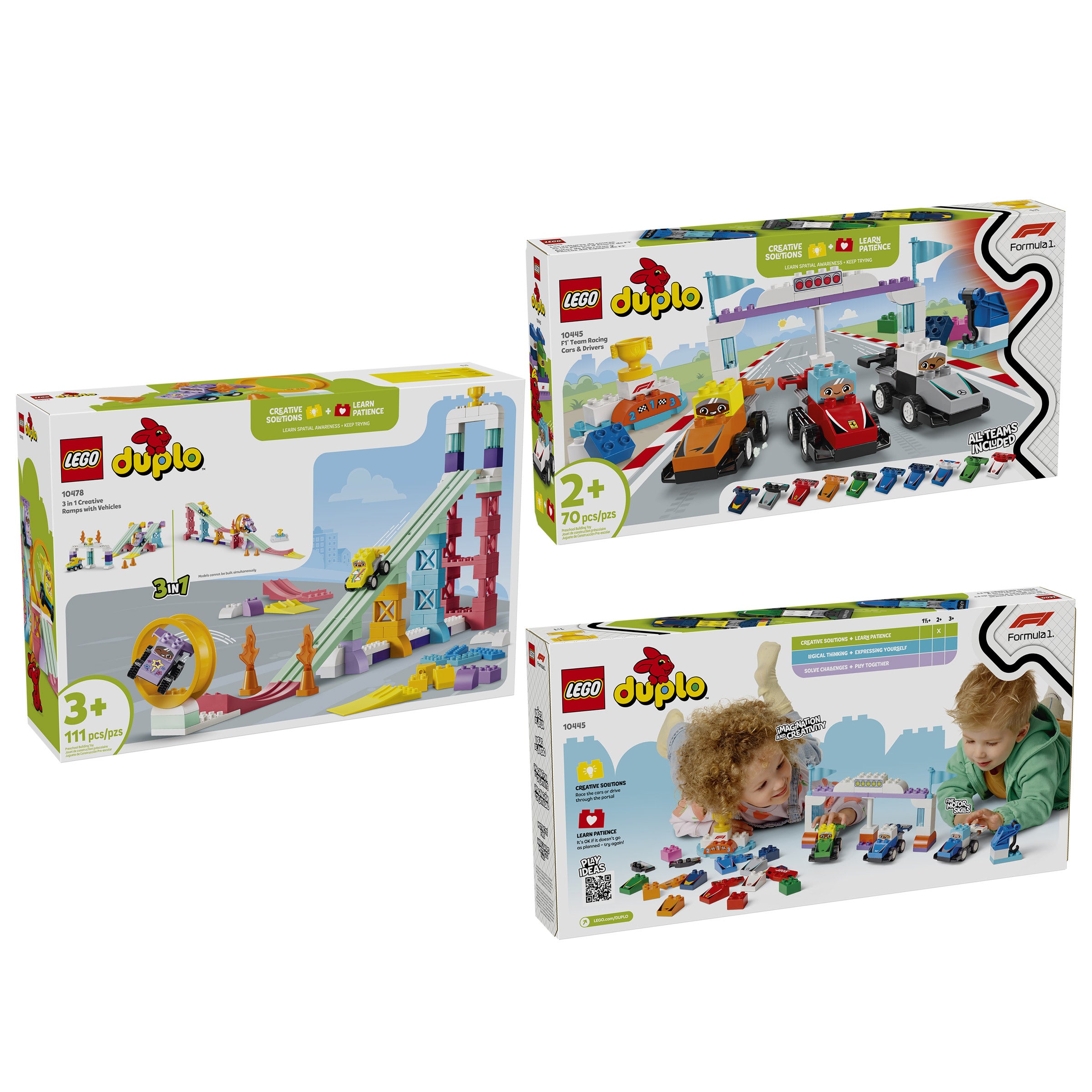 LEGO DUPLO Race Ramp & F1 Bundle