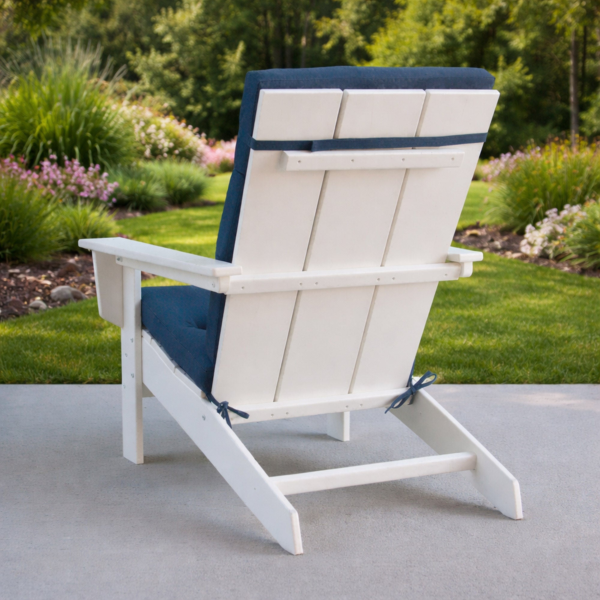Adirondack Cushion for Long Beach Modern POLYWOOD Chairs, 2-pack