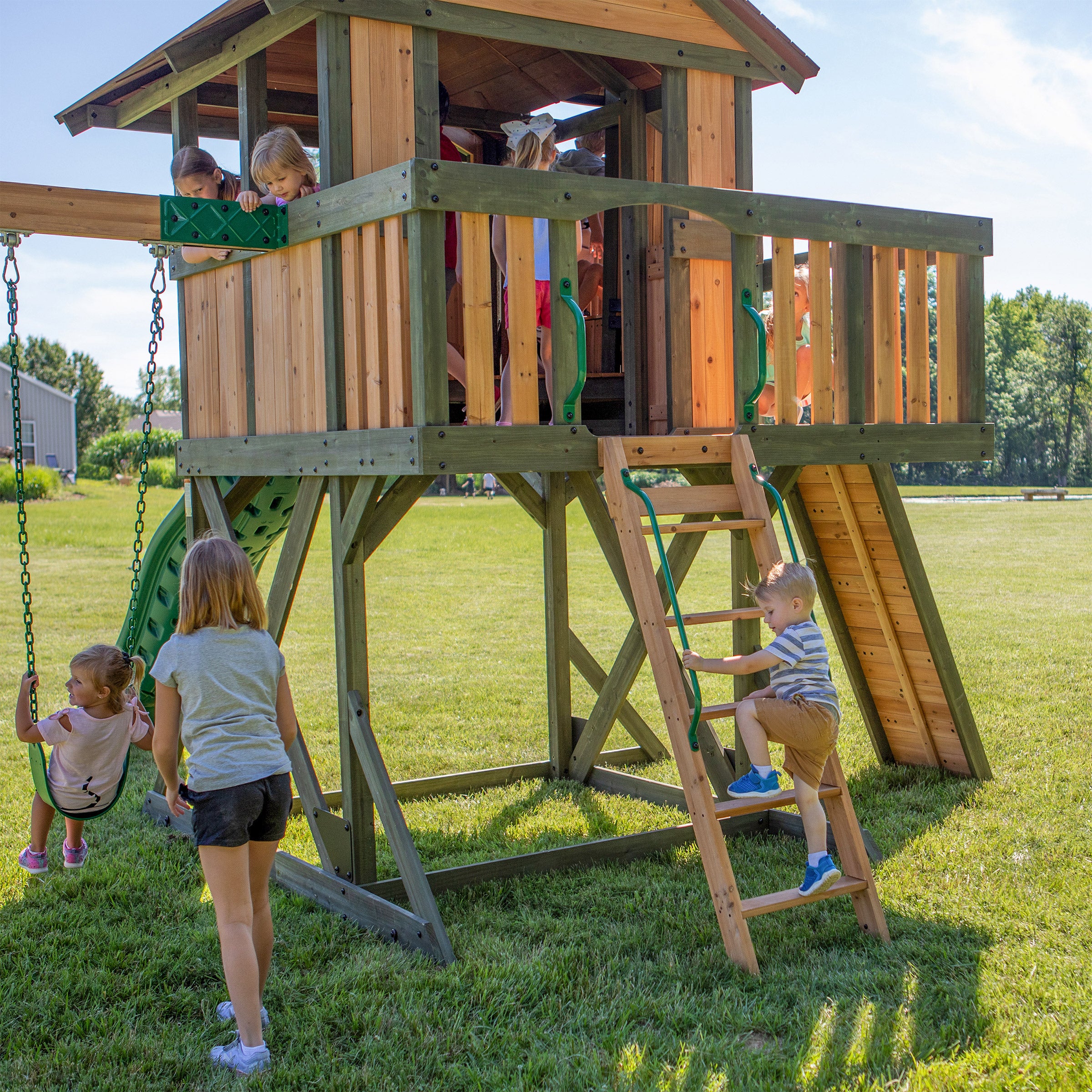 Backyard Discovery Eagle's Nest Elite Playset- Do It Yourself