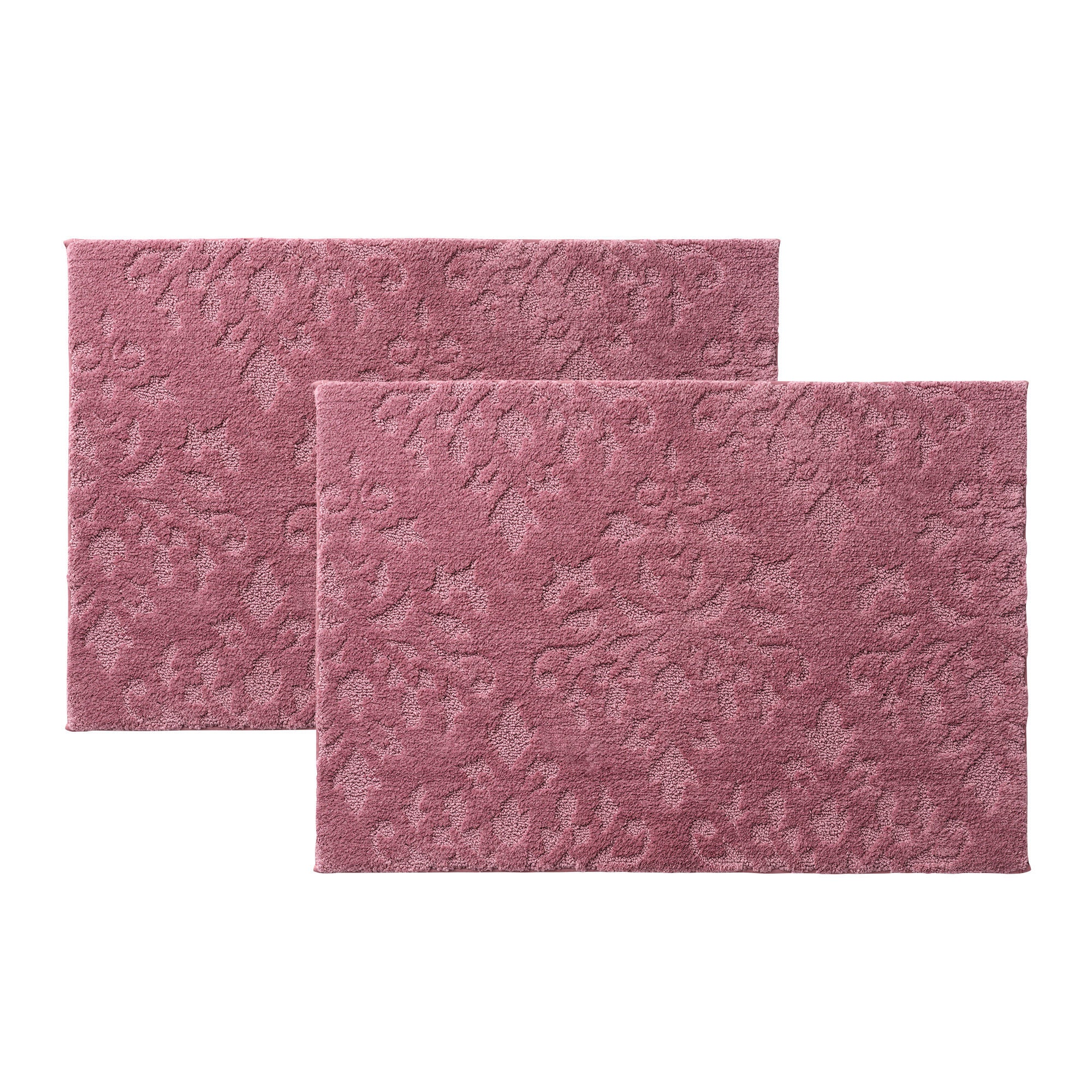 Charisma Drylon Medallion Bath Rugs, 2-pack