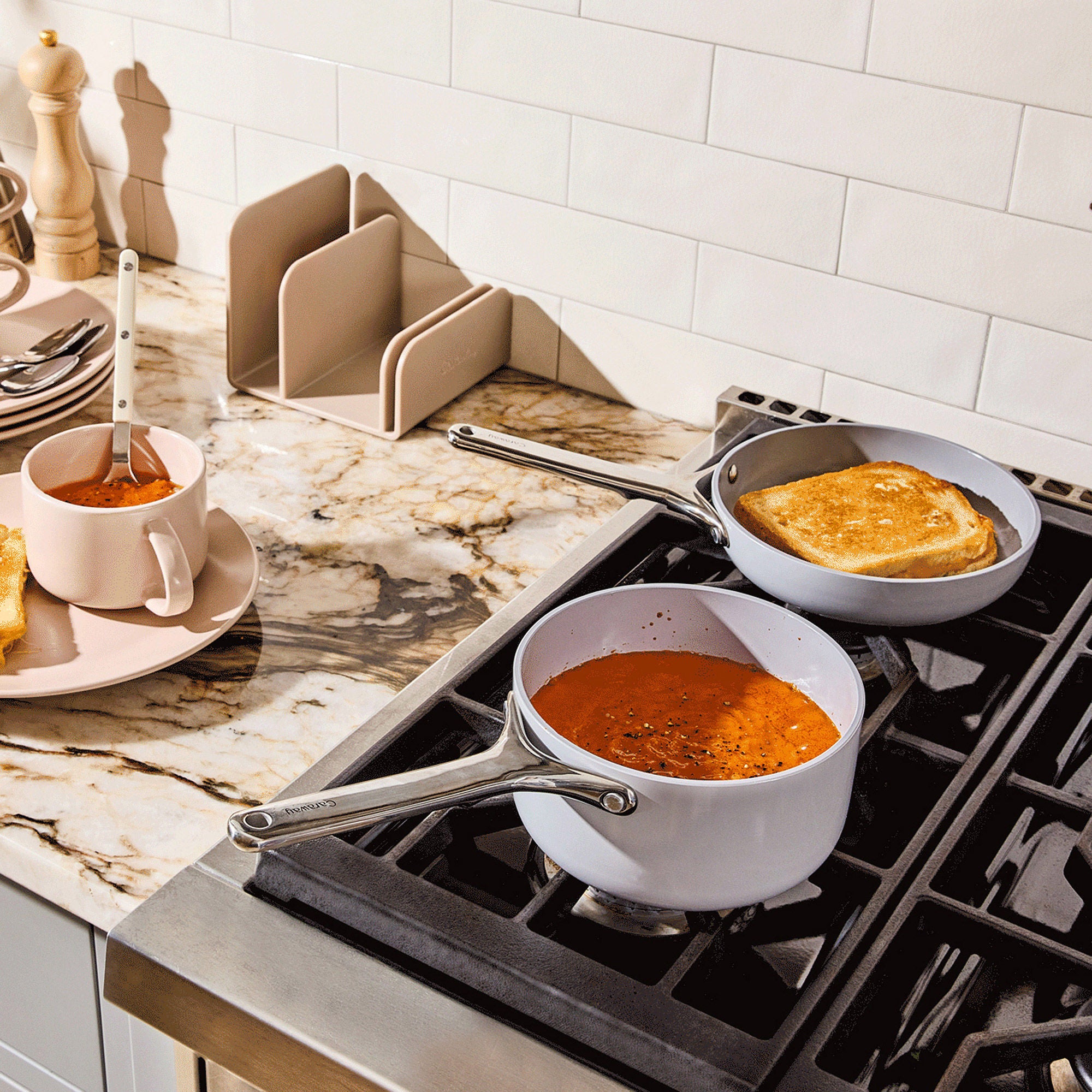 Caraway 24-piece Ceramic Non-stick Cookware Set