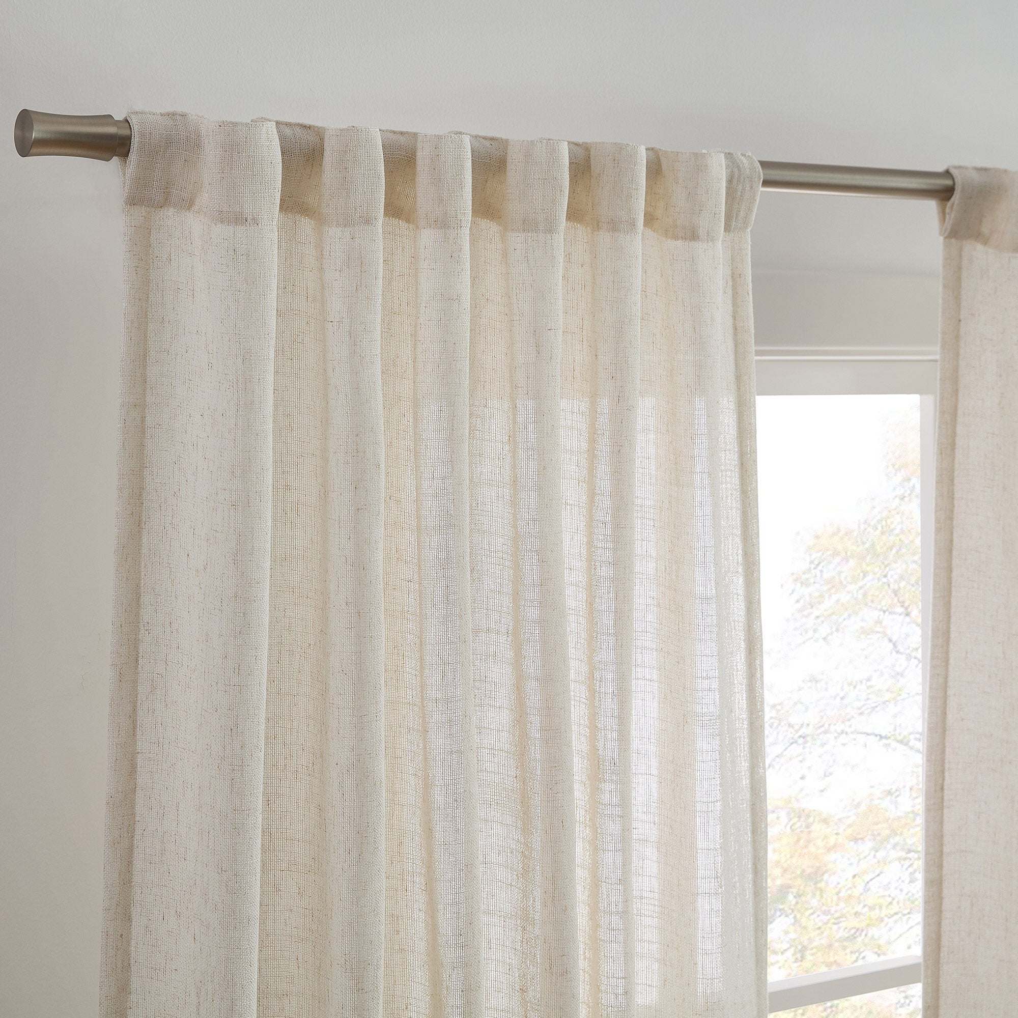 Light Filtering Curtains, 2-piece