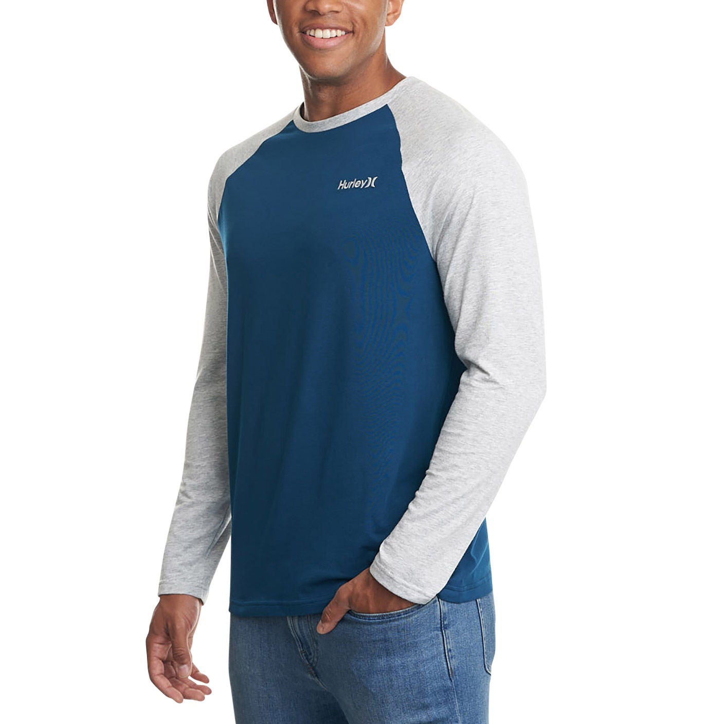 Hurley Men's Raglan Long Sleeve Tee