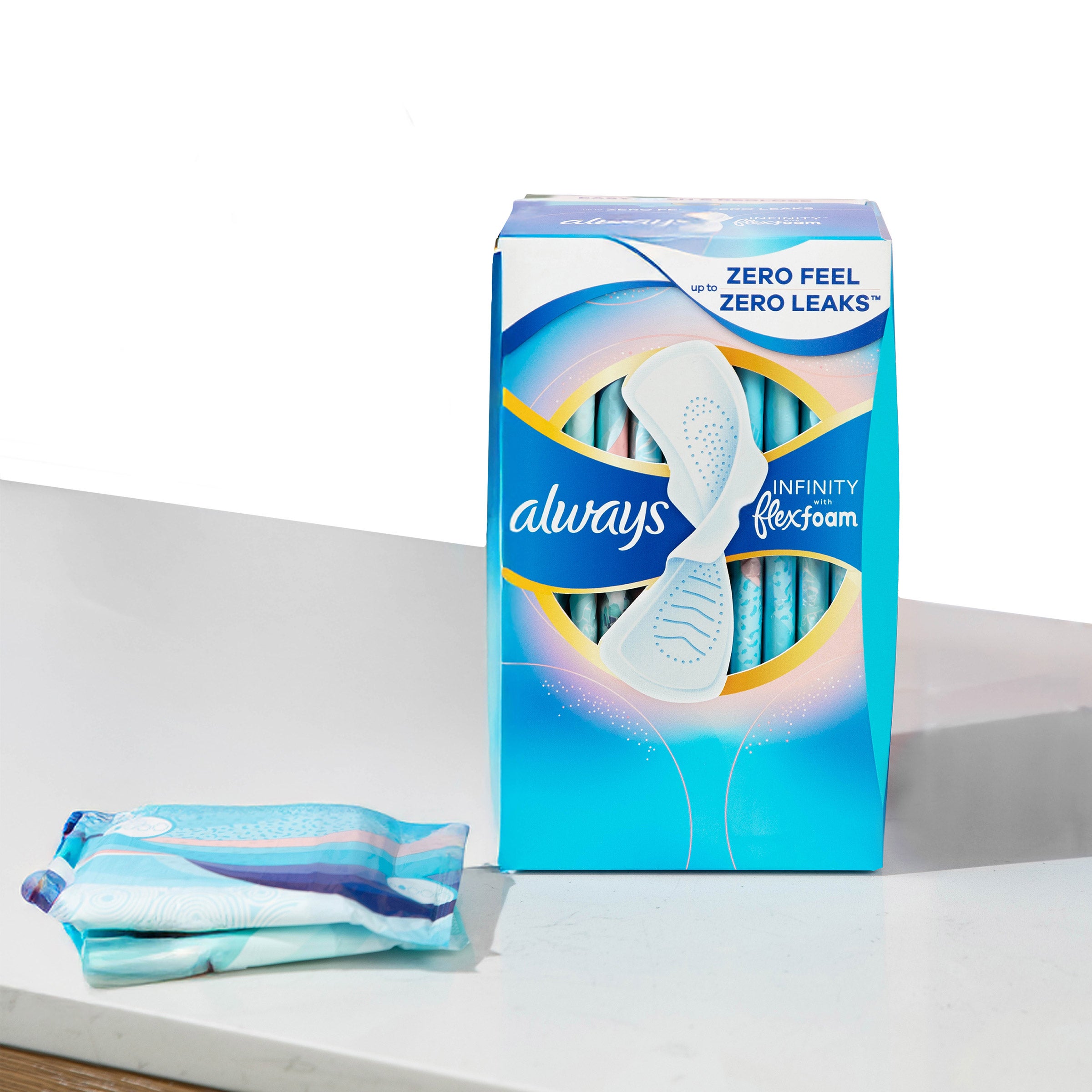 Always Infinity FlexFoam Pads, 72-count