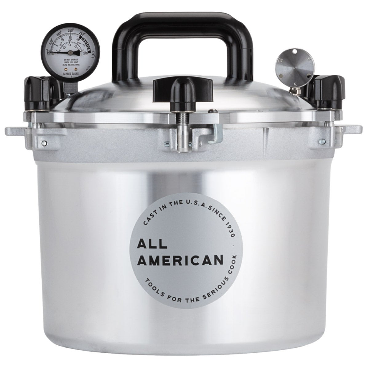 All American 1930 10.5-quart Cast Aluminum Pressure Cooker/Canner