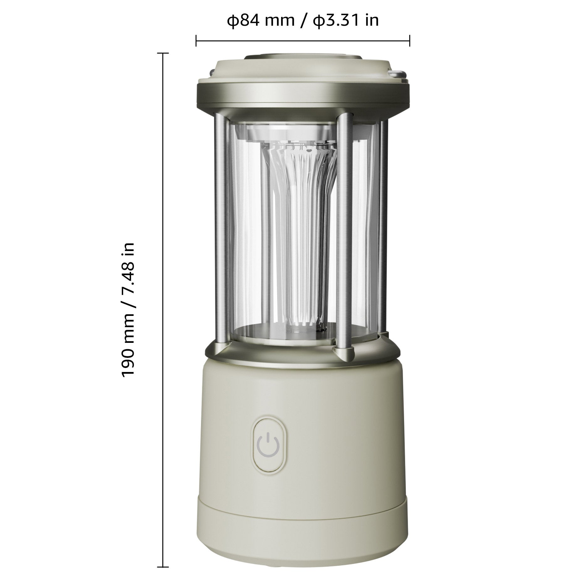 Lepro Battery Powered LED Portable Camping Lantern, 2-pack