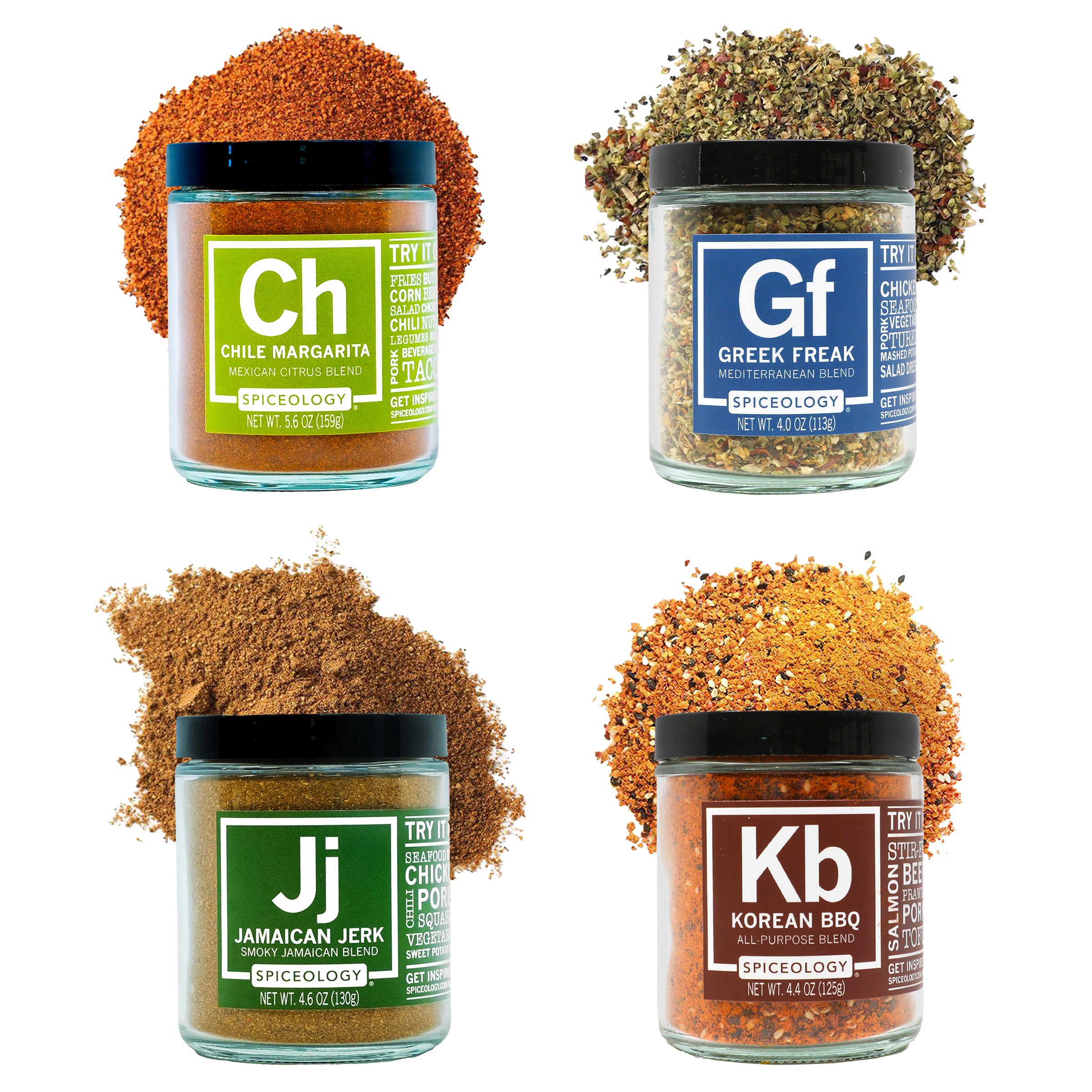 Spiceology Global Flavors Gift Set, 4-pack, 18.6 oz. Total