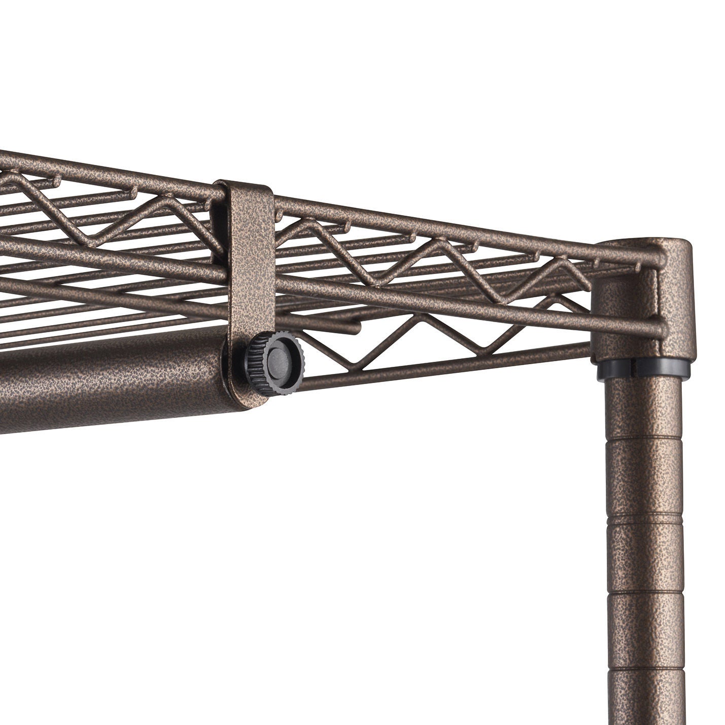 TRINITY Bronze Rolling Garment Rack