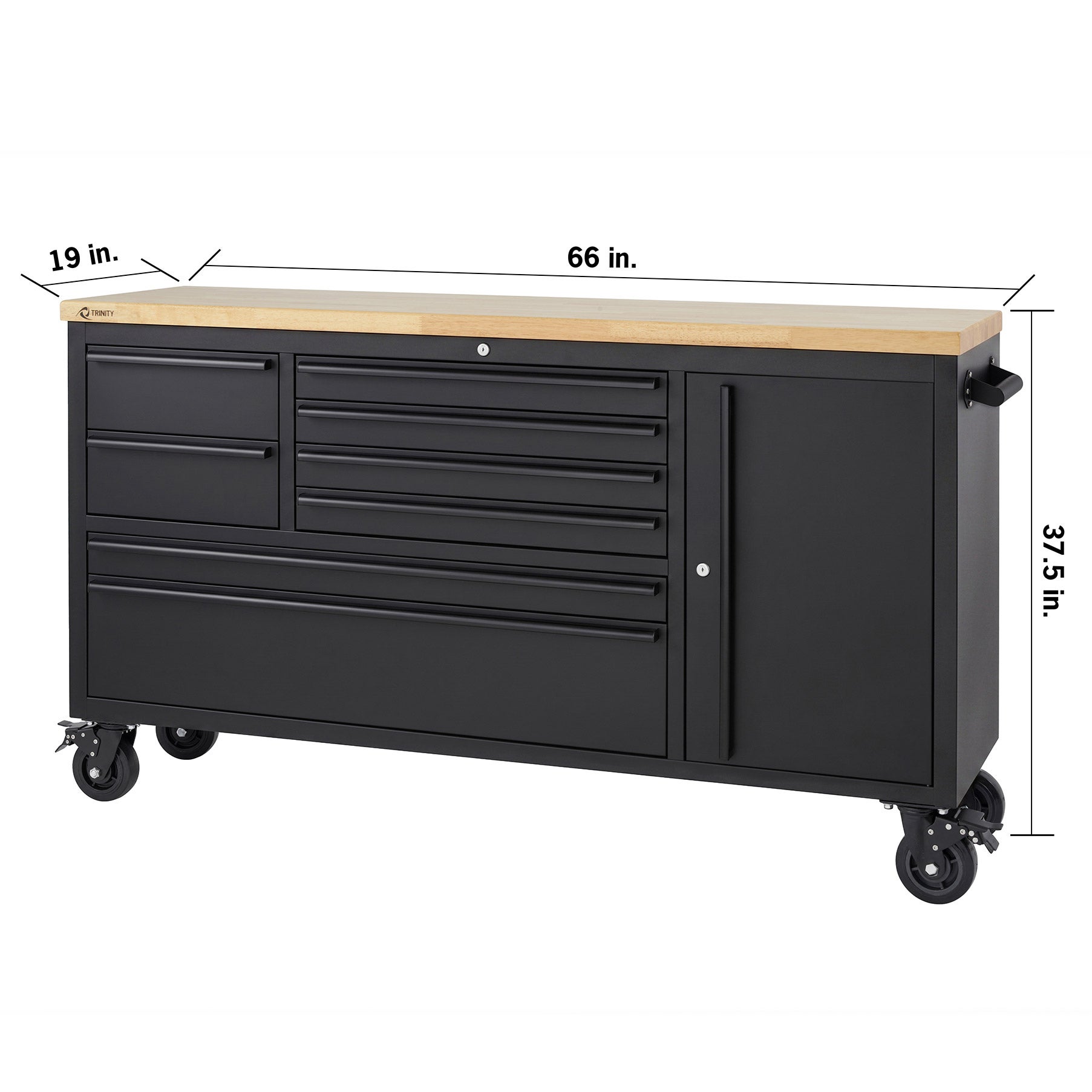TRINITY 66" Rolling Workbench