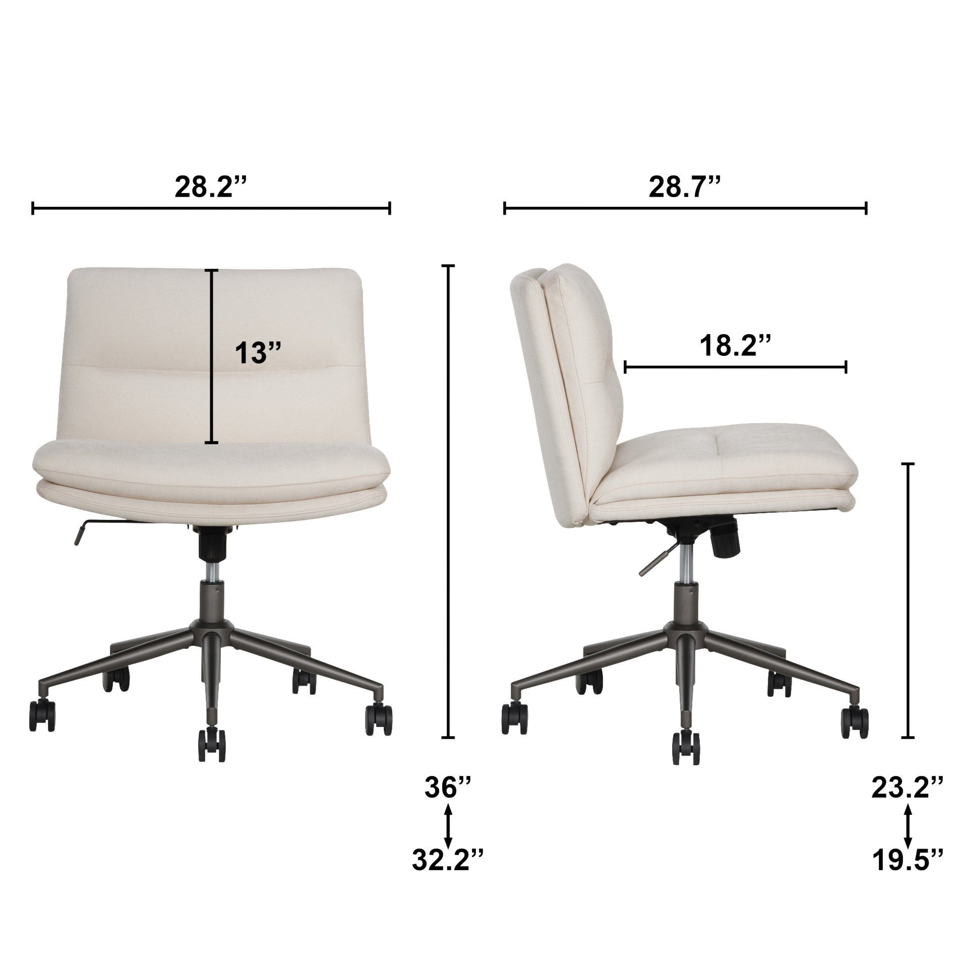 Elle Decor Gracie Criss-Cross Chair