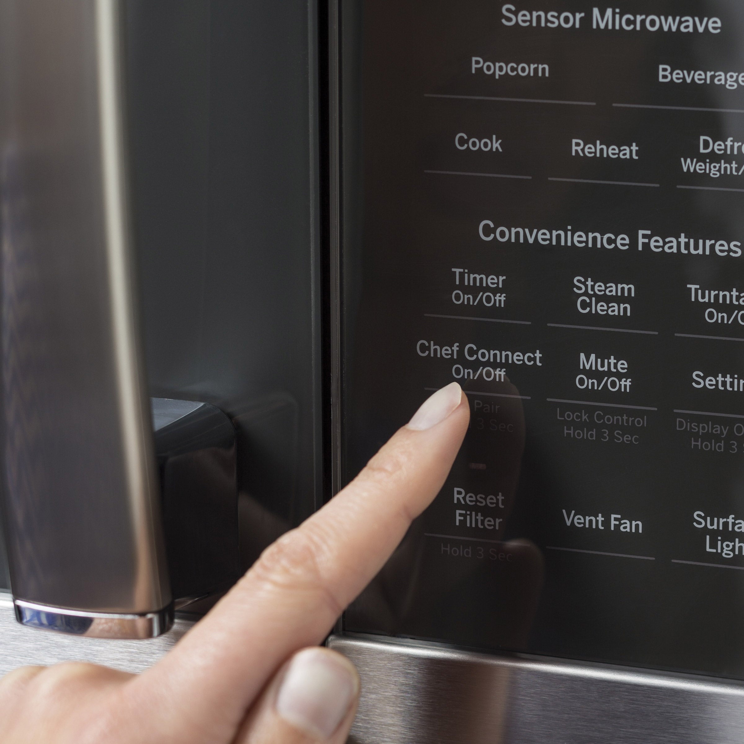 GE Profile 30" 1.7 cu. ft. Over-the-Range Microwave Oven with Sensor Cooking, Chef Connect