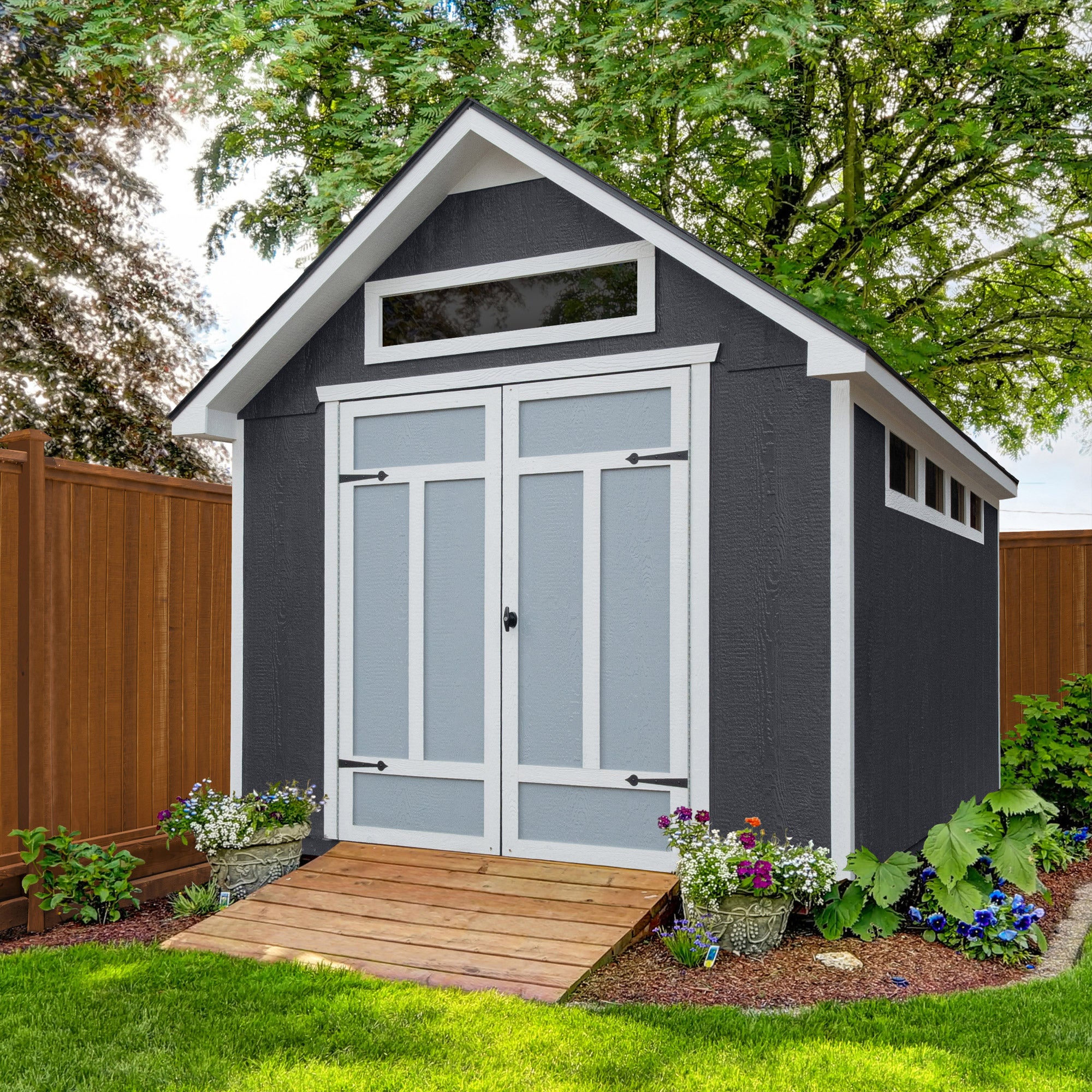 Yardline Northport Wood Storage Shed - Do It Yourself Assembly