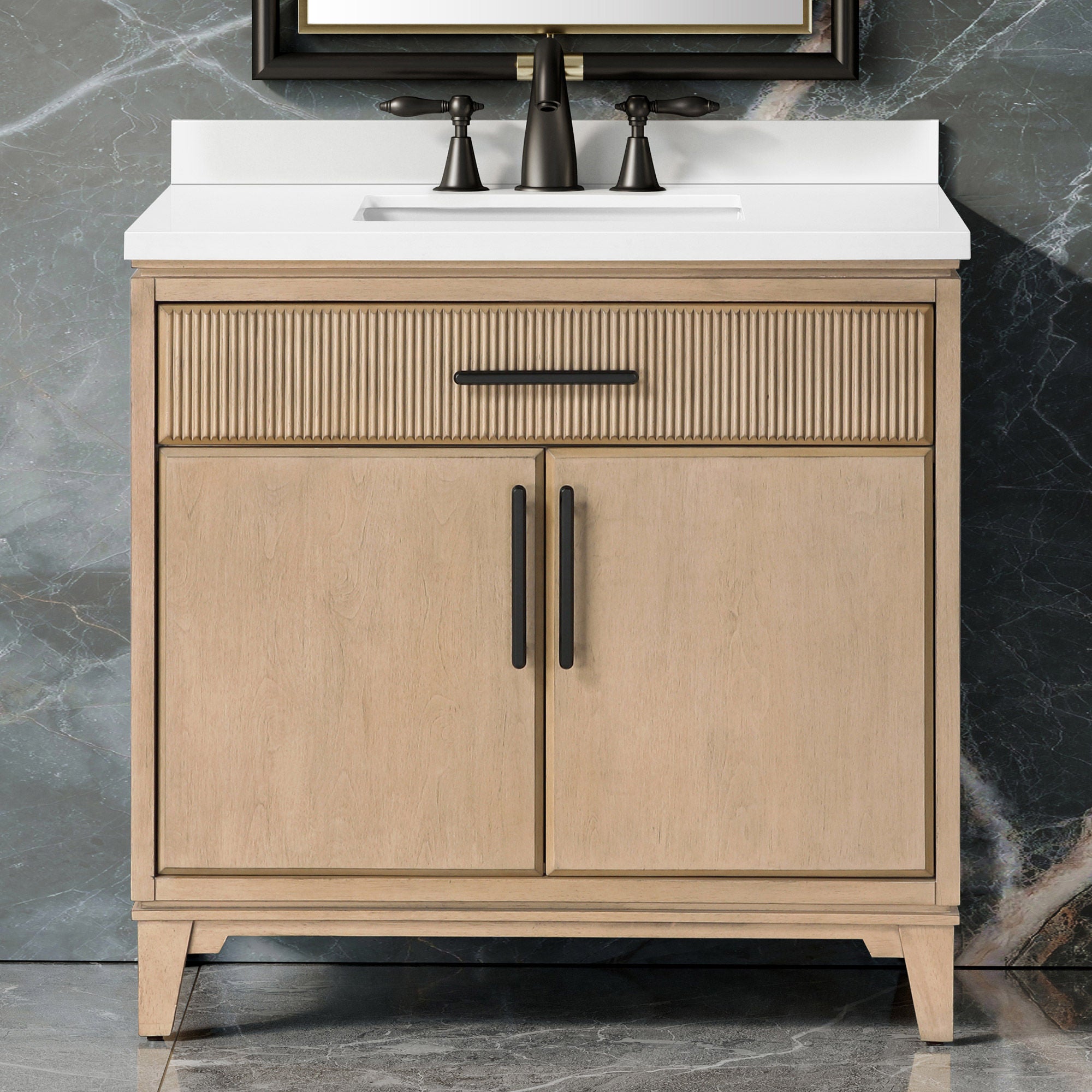 Loxley Rowe Marbella Bath Vanity in Sahara Birch