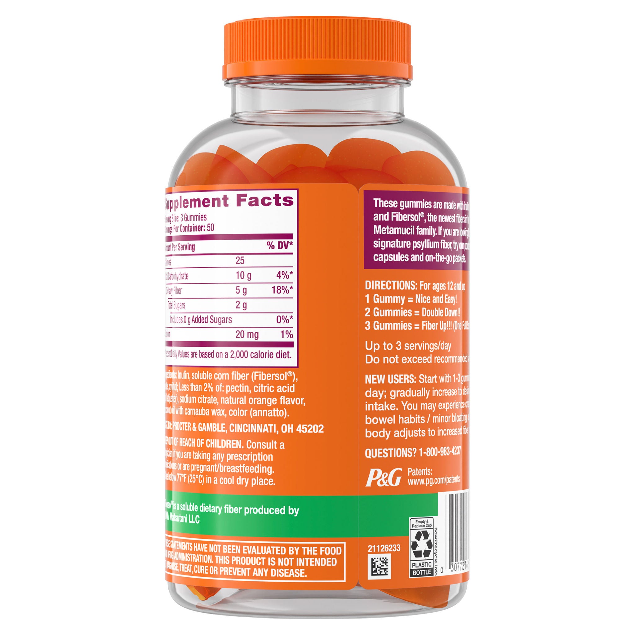 Metamucil Fiber Gummies, 150 Gummies