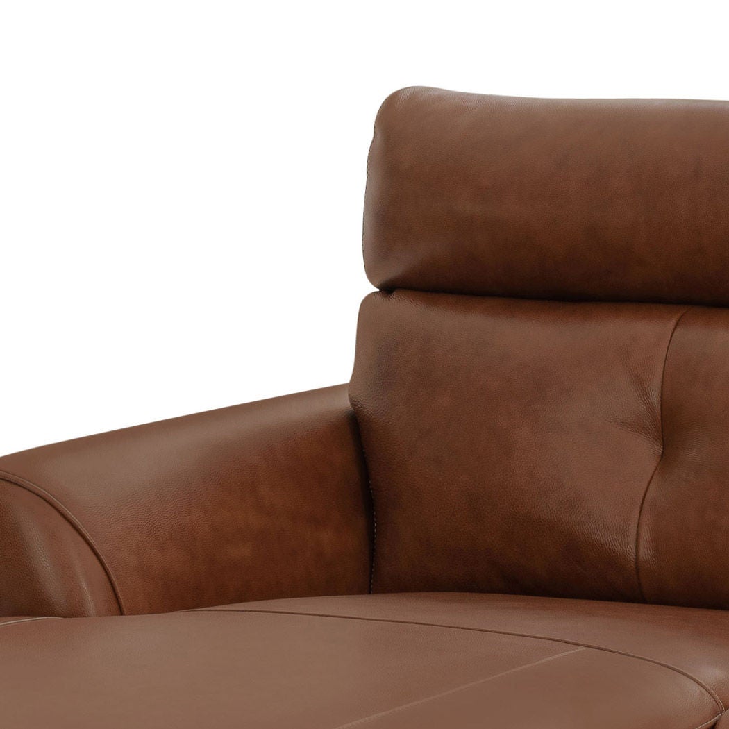 Brevin Leather Power Reclining Sectional