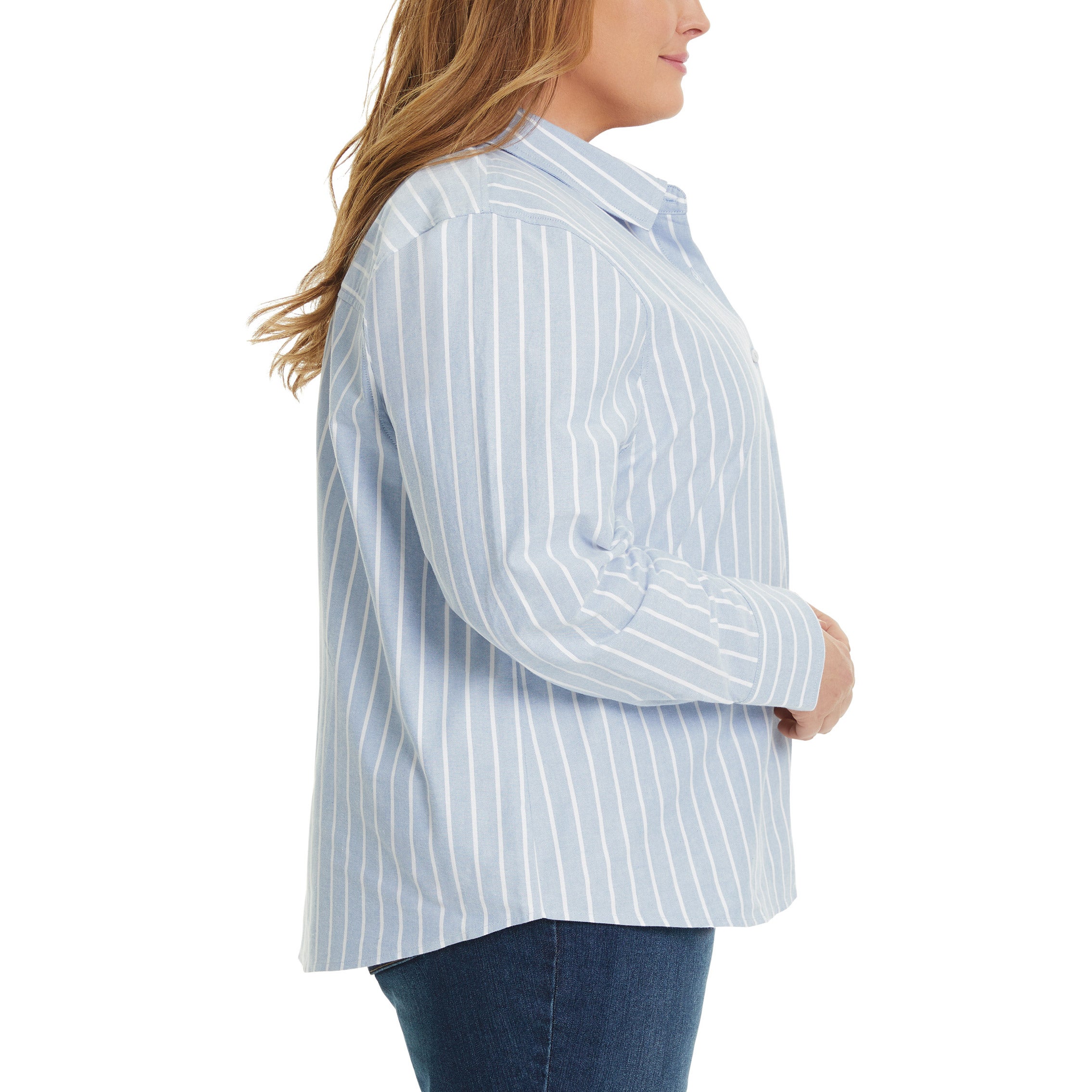 Gloria Vanderbilt Women's Long Sleeve Button Up Shirt