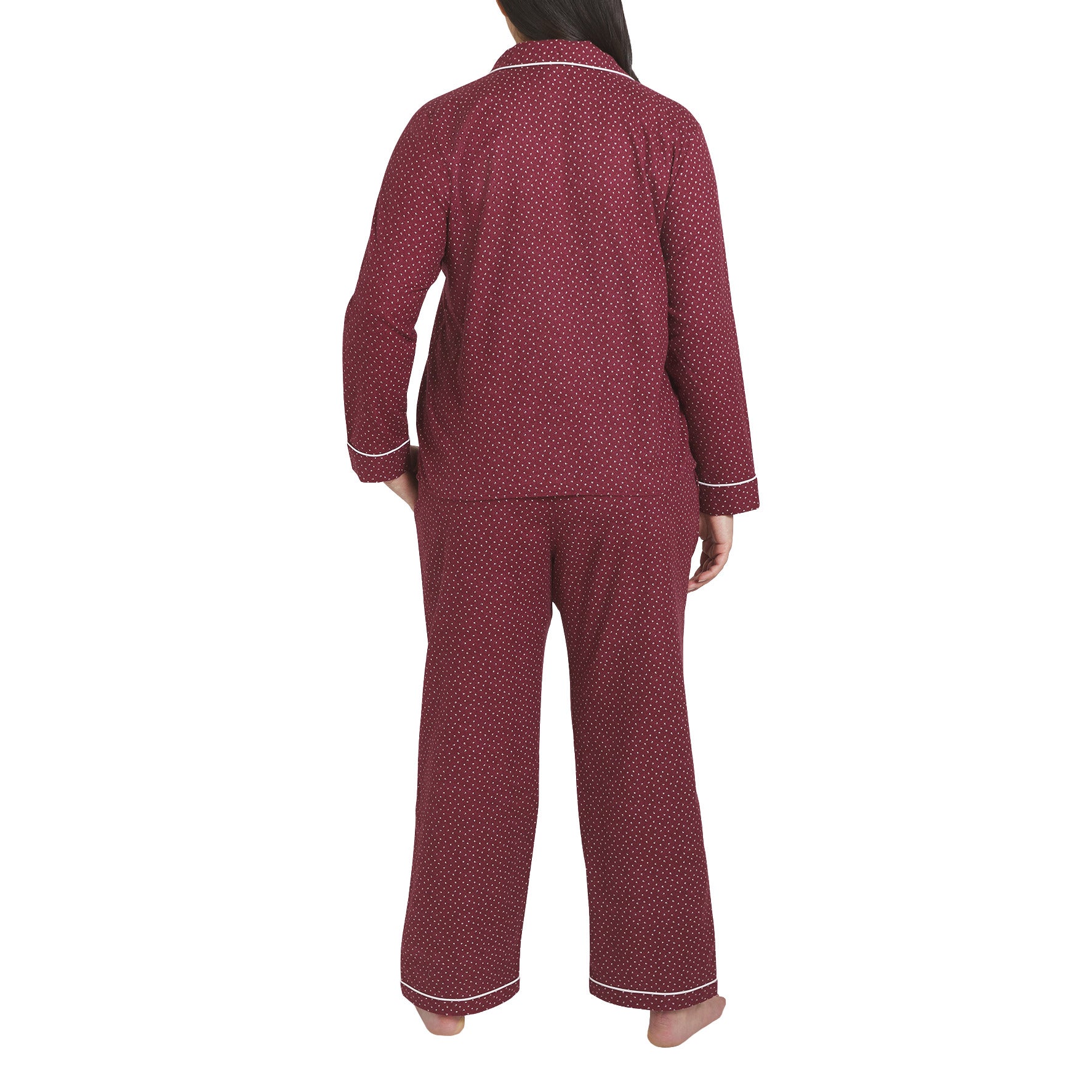 Lands' End Women's 2-piece Cotton Flannel Pajama Set