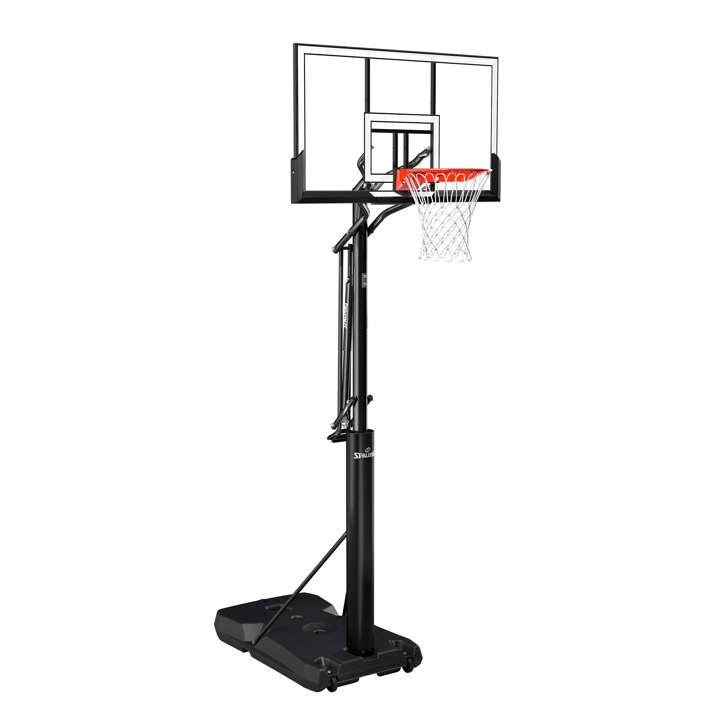 Spalding 54" Performance Acrylic AccuGlide Portable Basketball Hoop