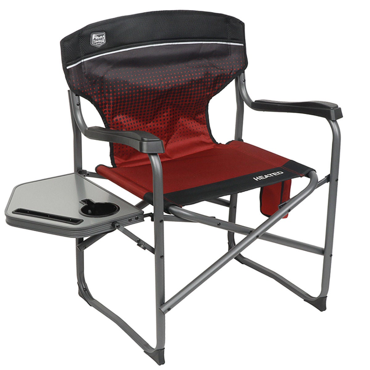 Timber Ridge Heated Director's Chair with Side Table