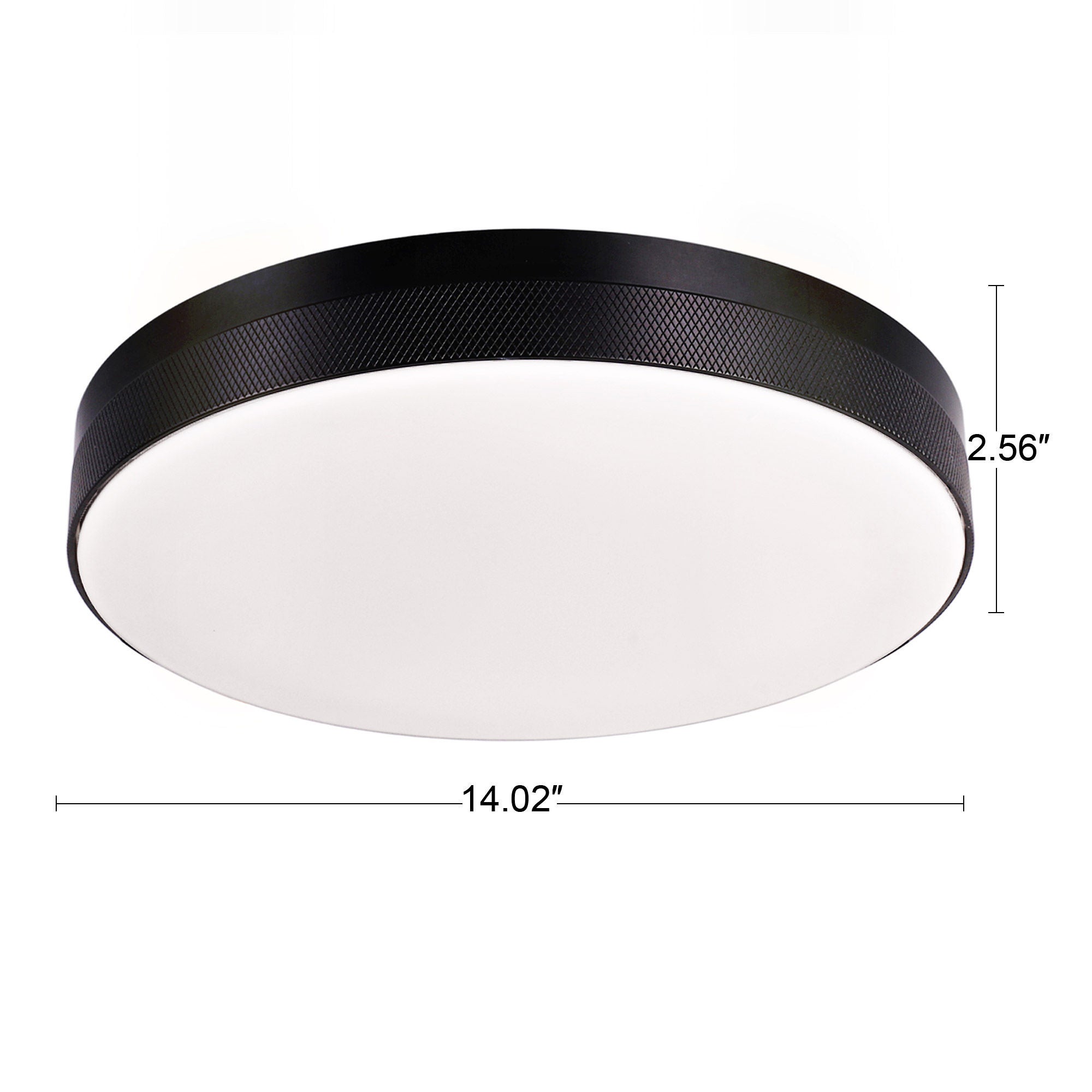Energetic Lighting 14" Knurled Edge Flush with Selectable CCT