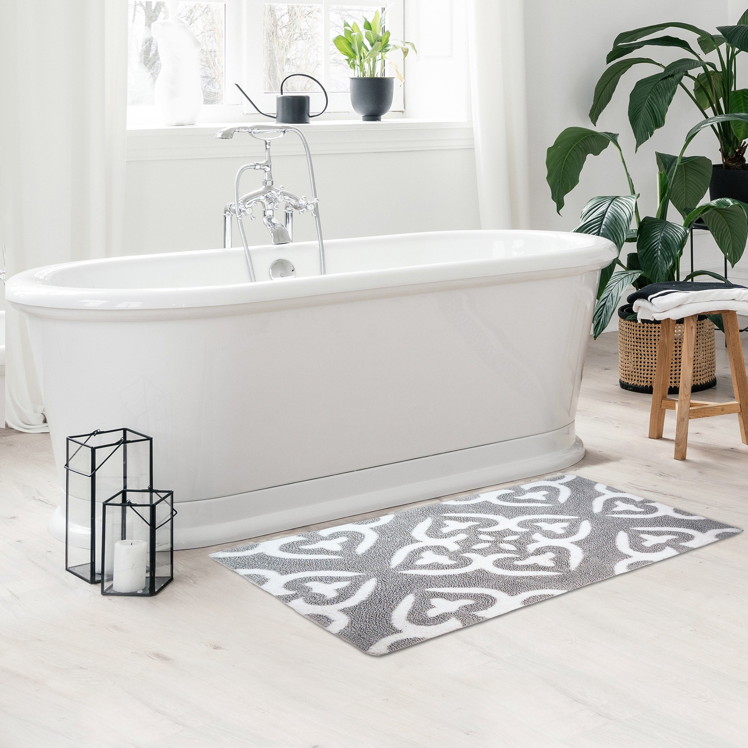 Whitley Willows Cotton Reversible Bath Mat