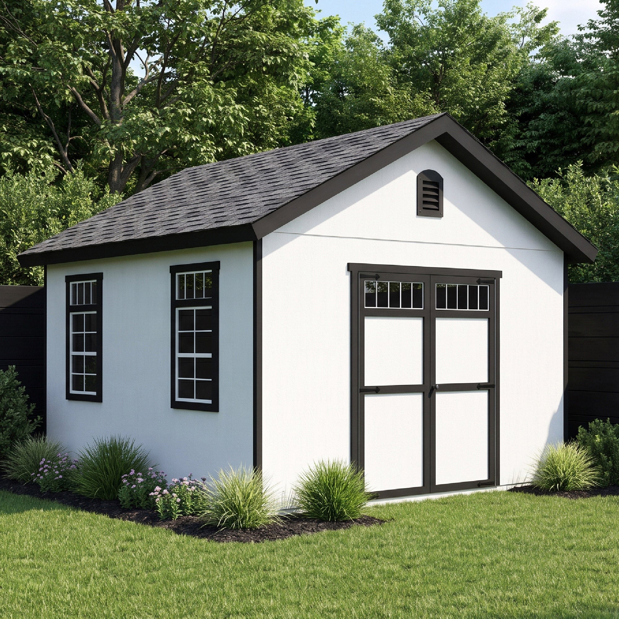 Yardline Piermont Wood Storage Shed, Do It Yourself or Installed