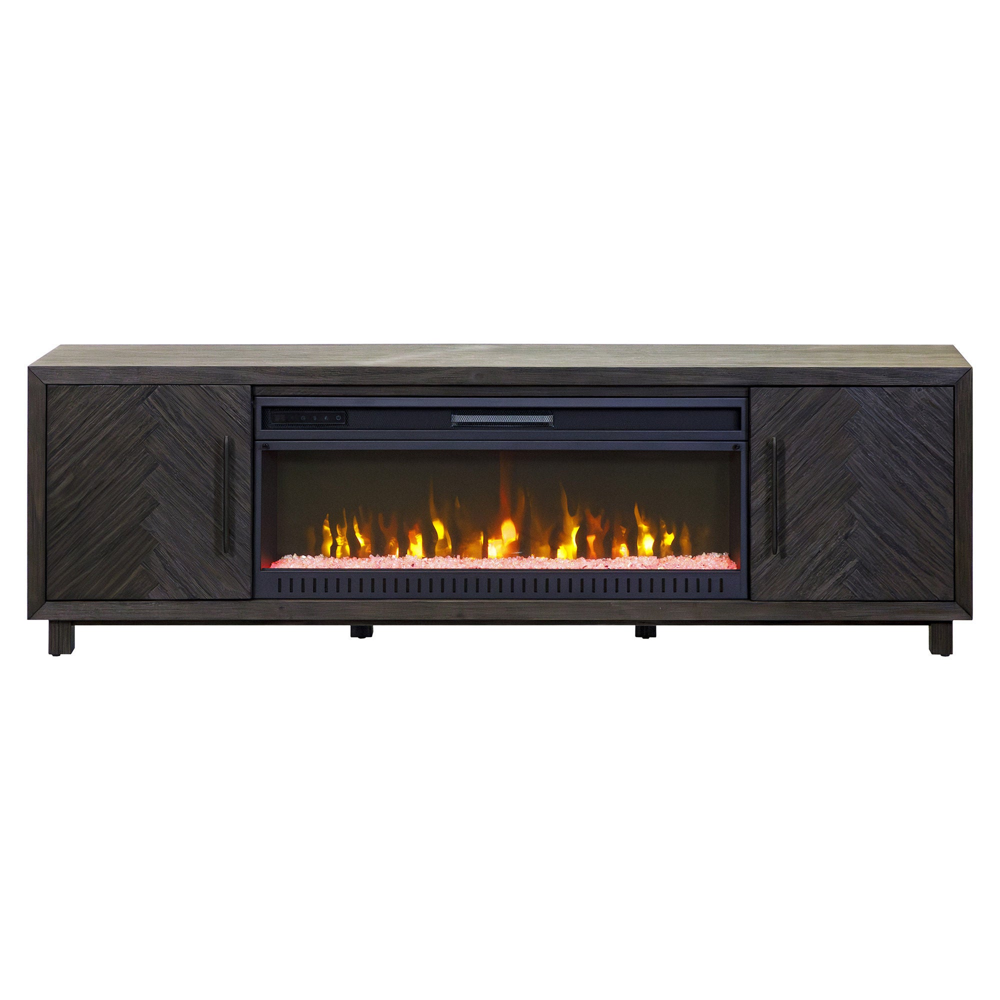Parker 80” TV Console with Electric Fireplace