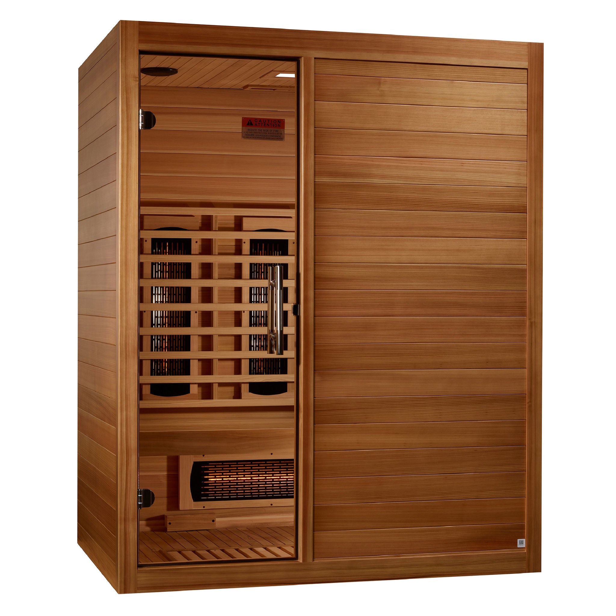 Dynamic Evora 3-person Full Spectrum Infrared Indoor Sauna