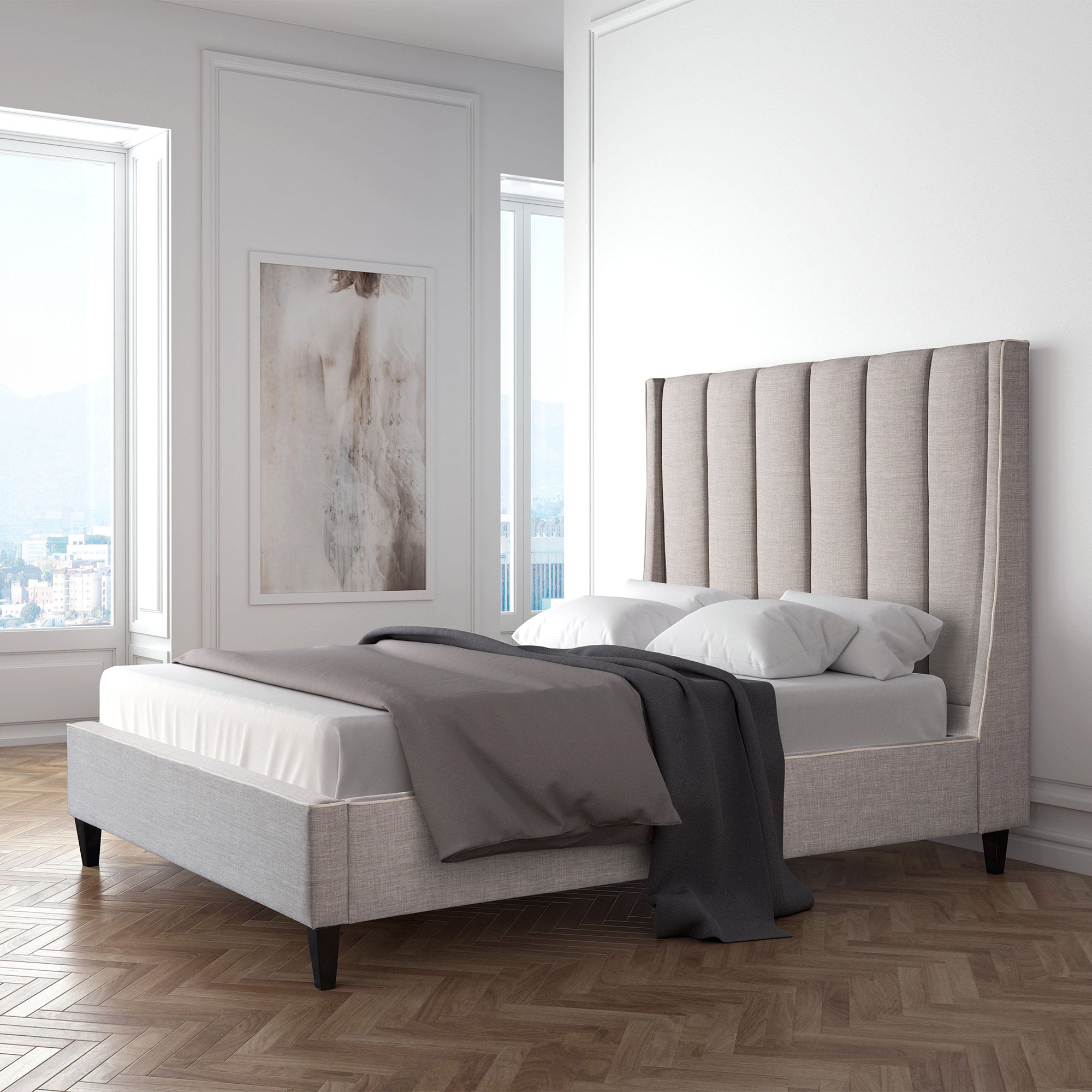 Blakely Queen Bed, Grey