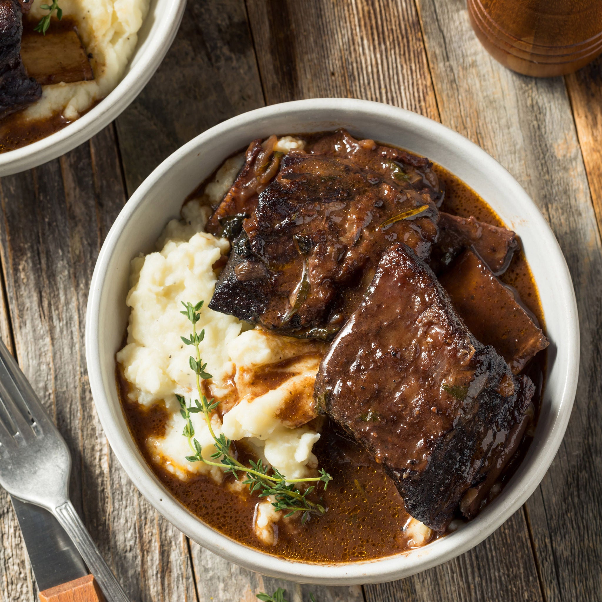 Northfork Bison Short-Ribs, 4 Pack, 1 Lbs. Each, 4 Lbs. Total