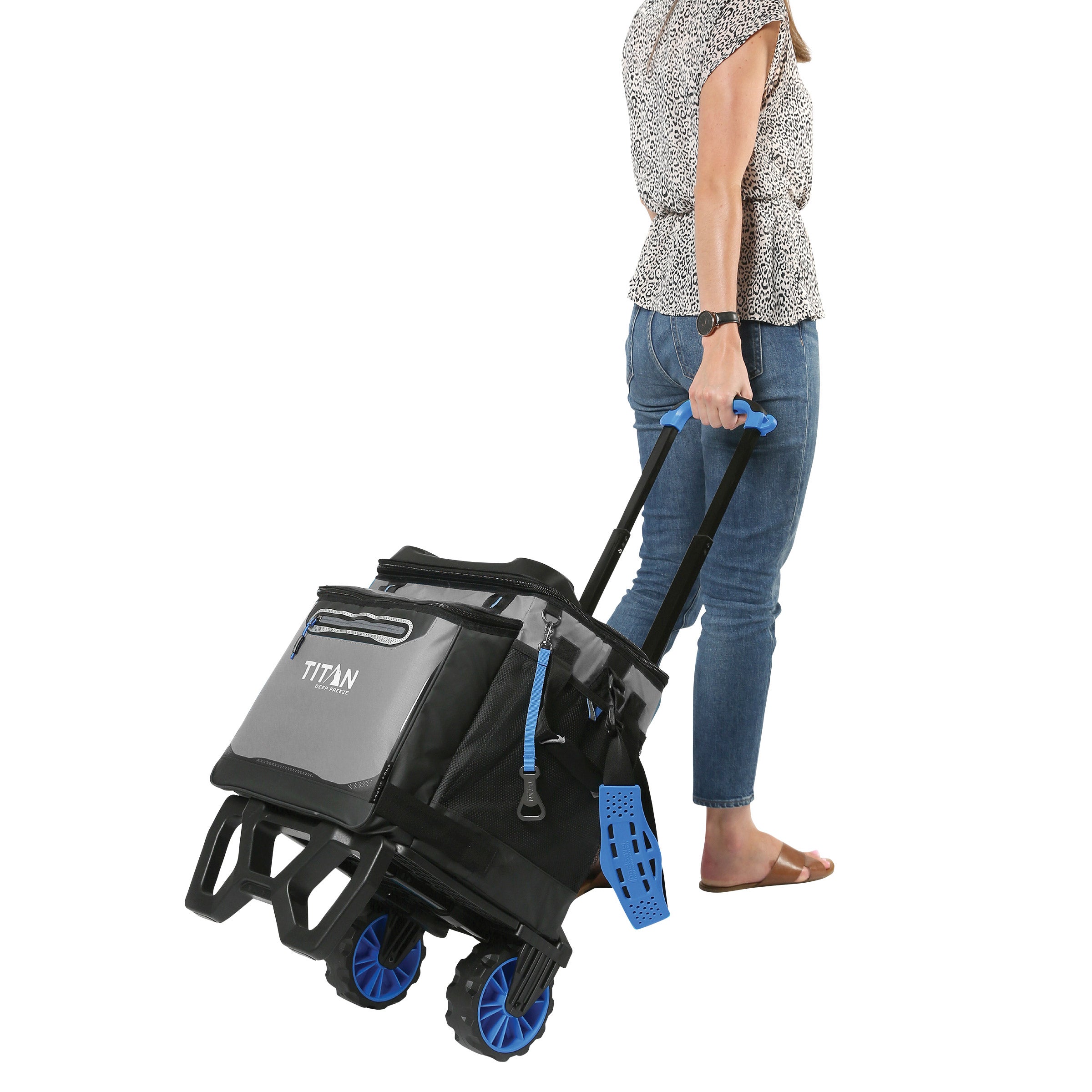Titan Deep Freeze 60 Rolling Cooler