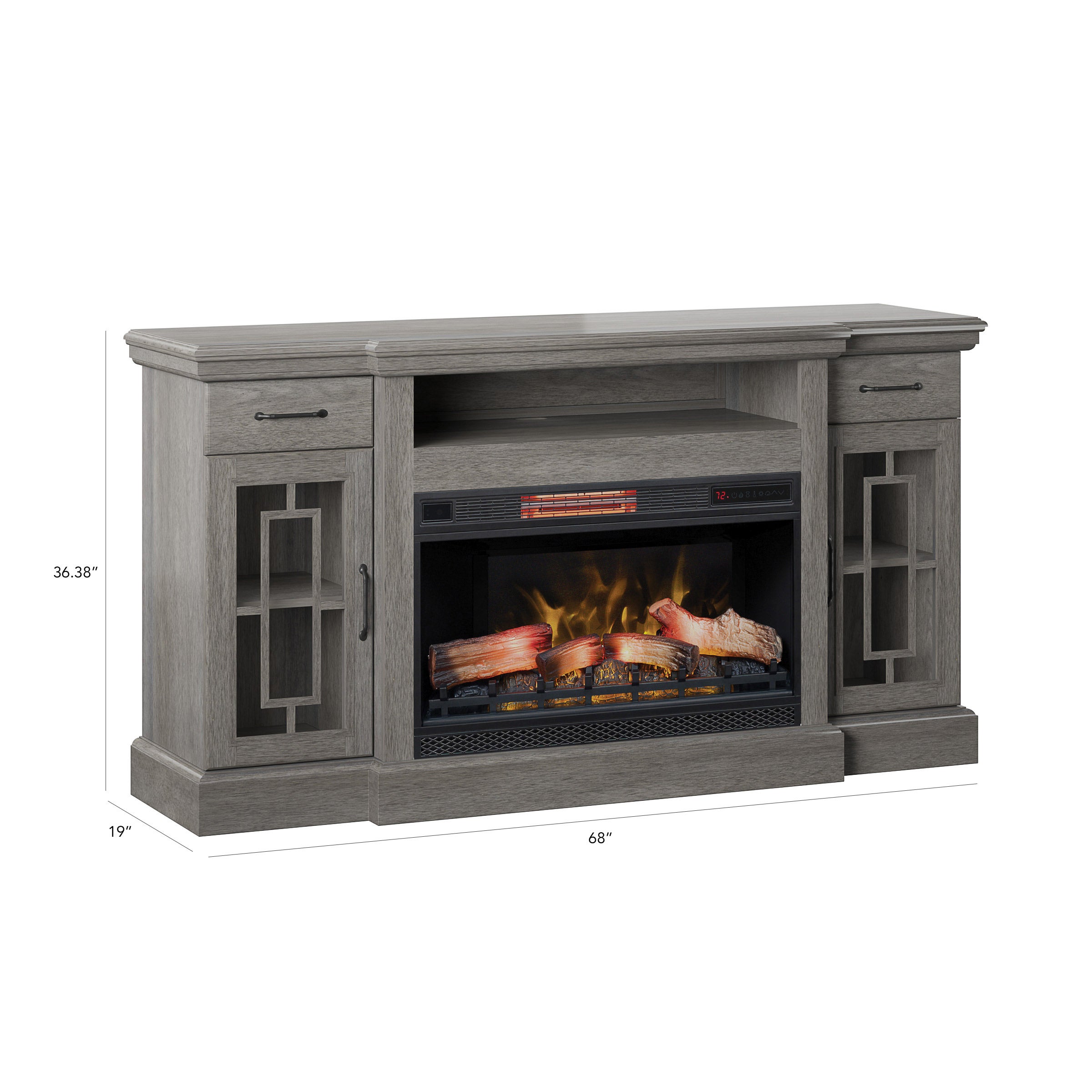 Tresanti Reddington TV Console with Classic Flame Electric Fireplace