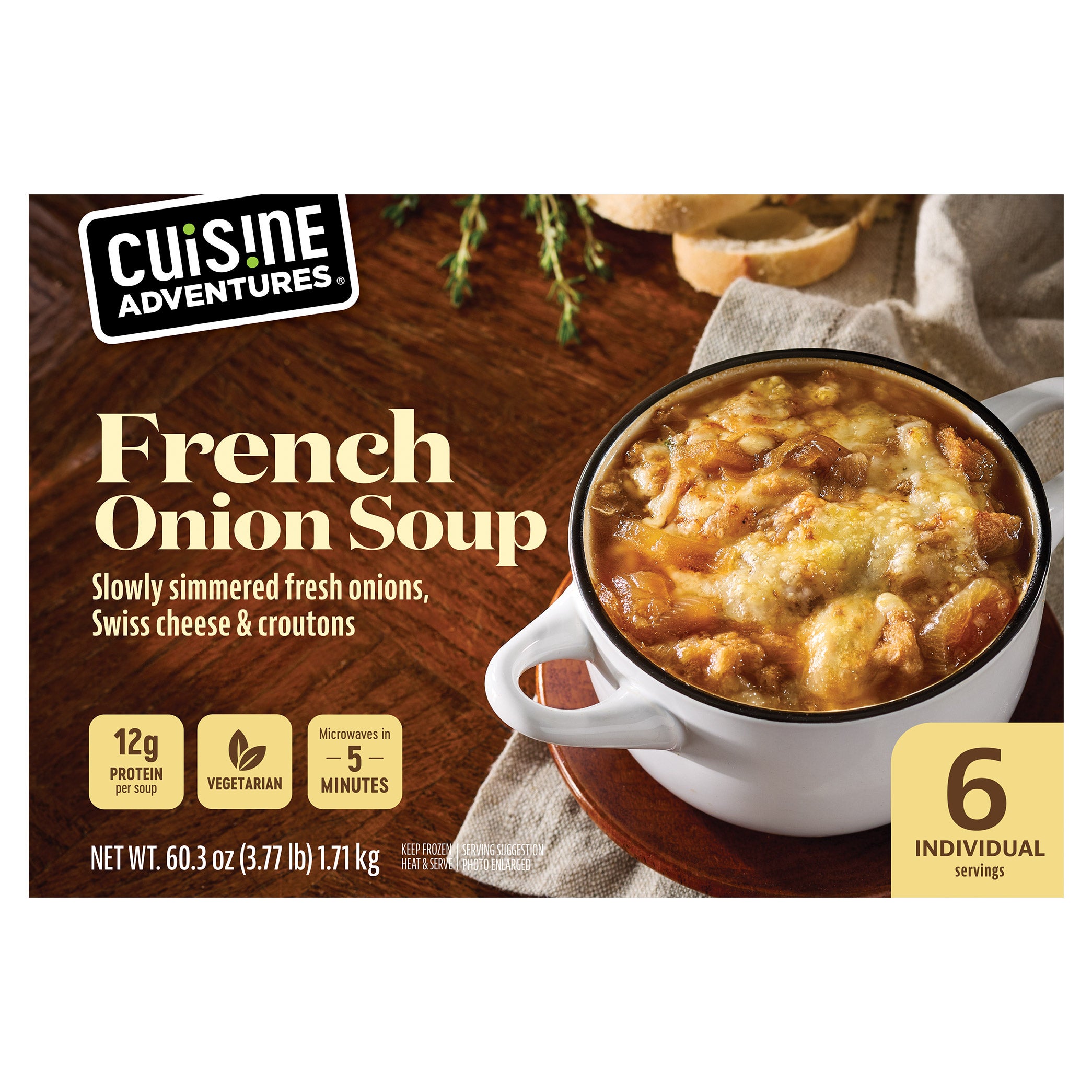 Plats Du Chef French Onion Soup, 10 oz, 6-count