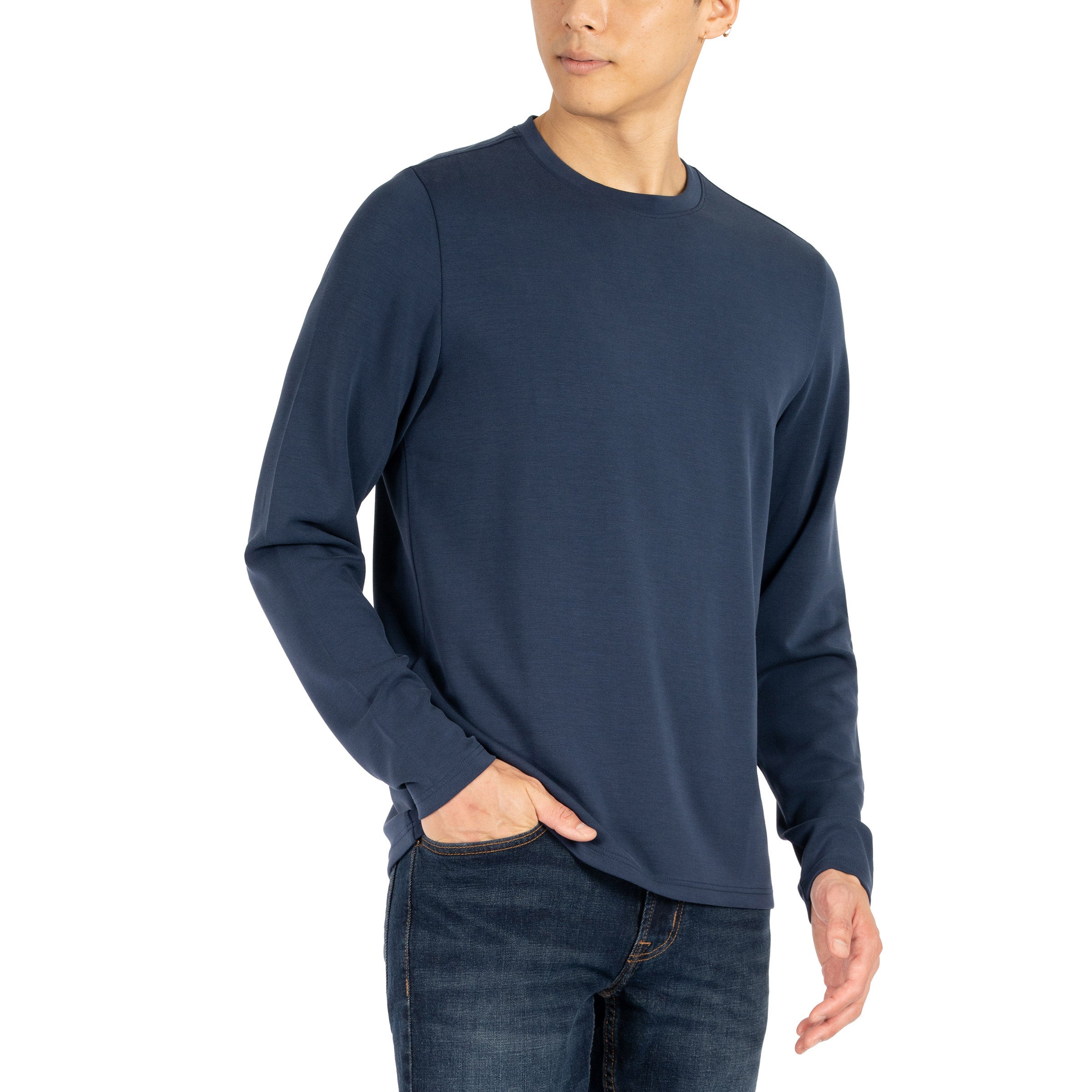 Soybu Men's Long Sleeve Crewneck