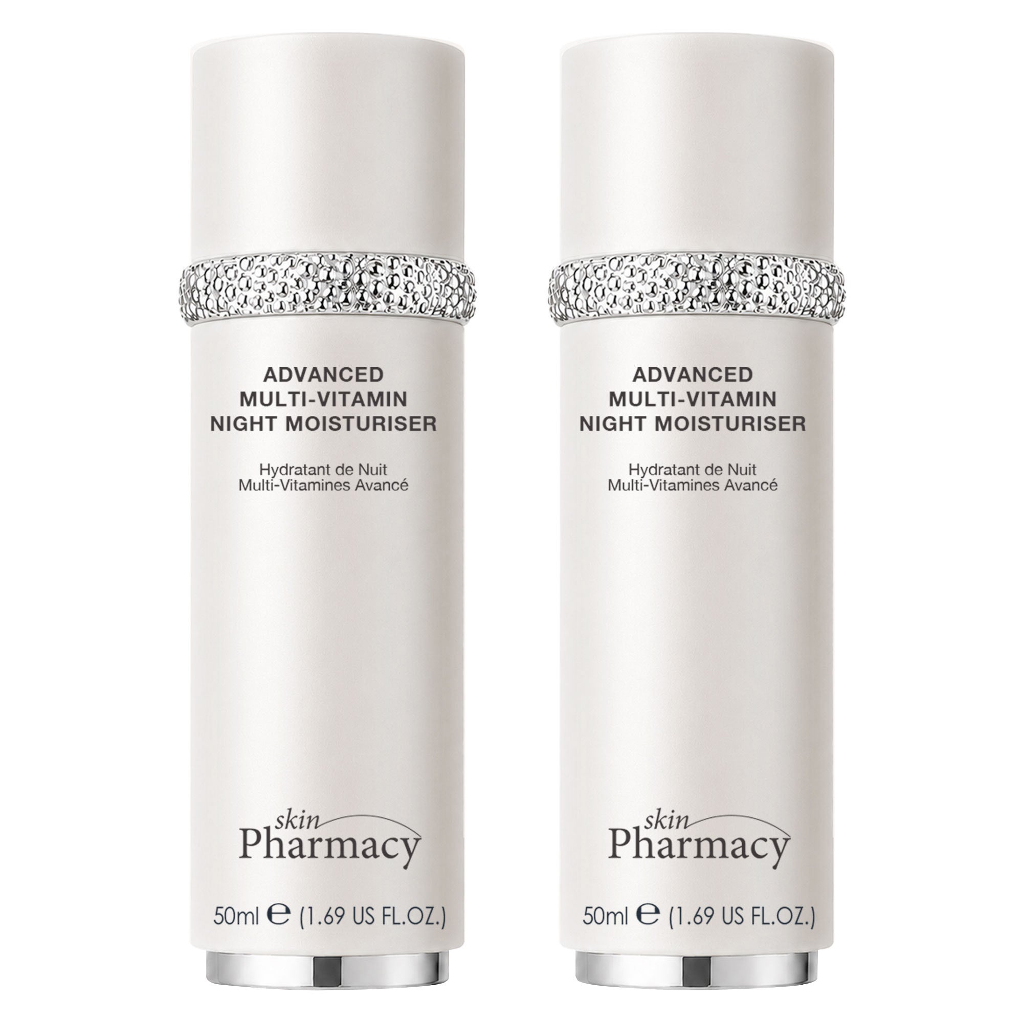 skinPharmacy Advanced Multi-Vitamin Night Moisturizer, 1.69 fl oz, 2-pack