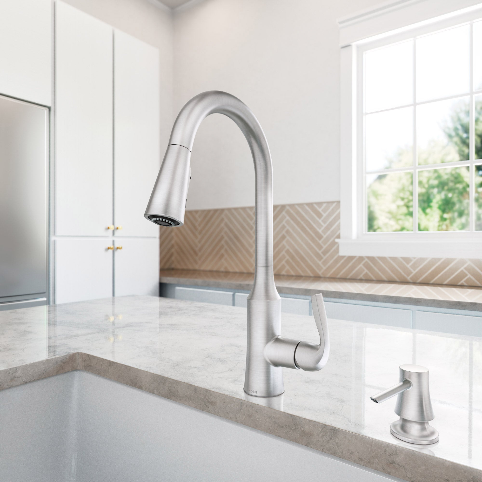 Moen Cadia Pull-down Kitchen Faucet