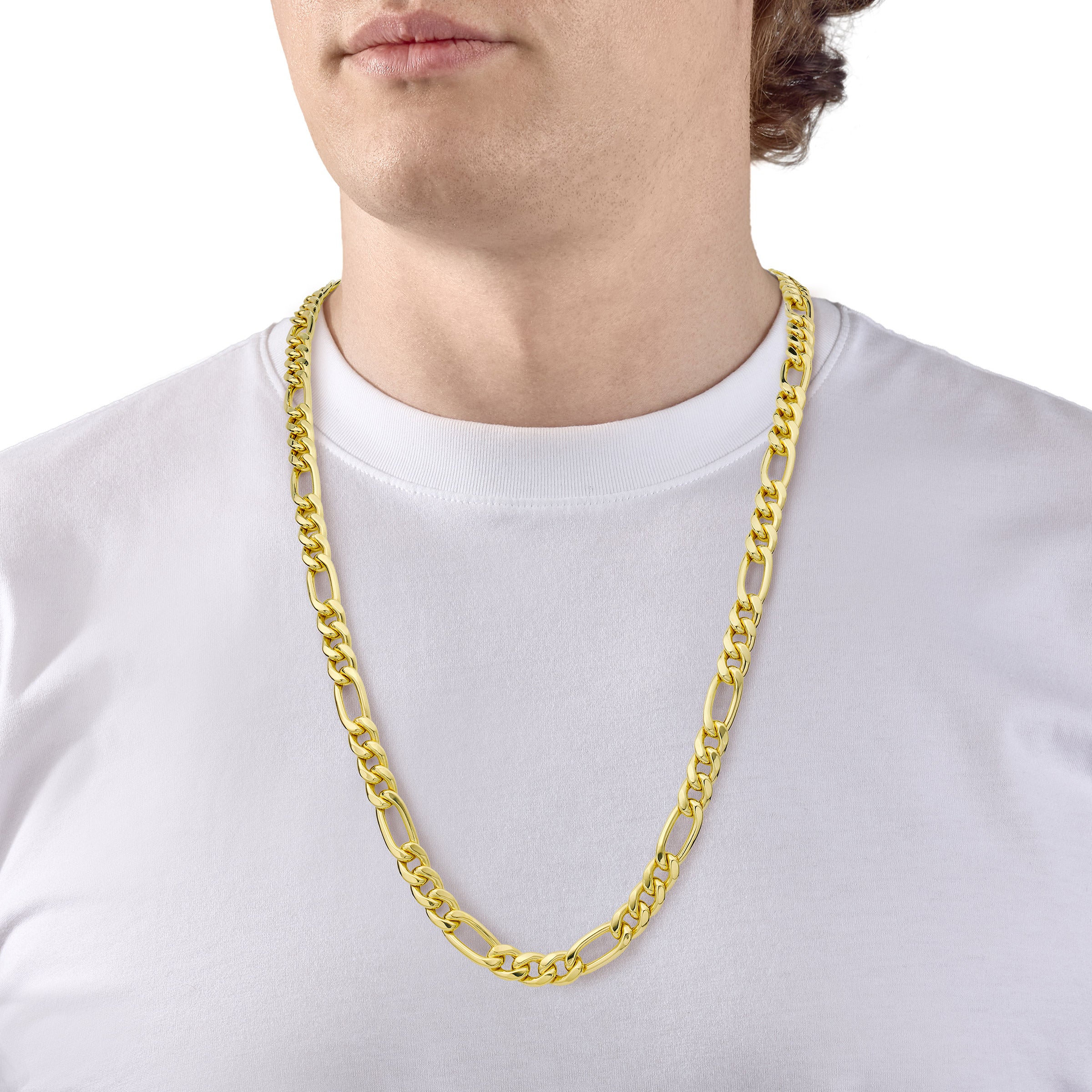 14kt Yellow Gold Figaro Necklace