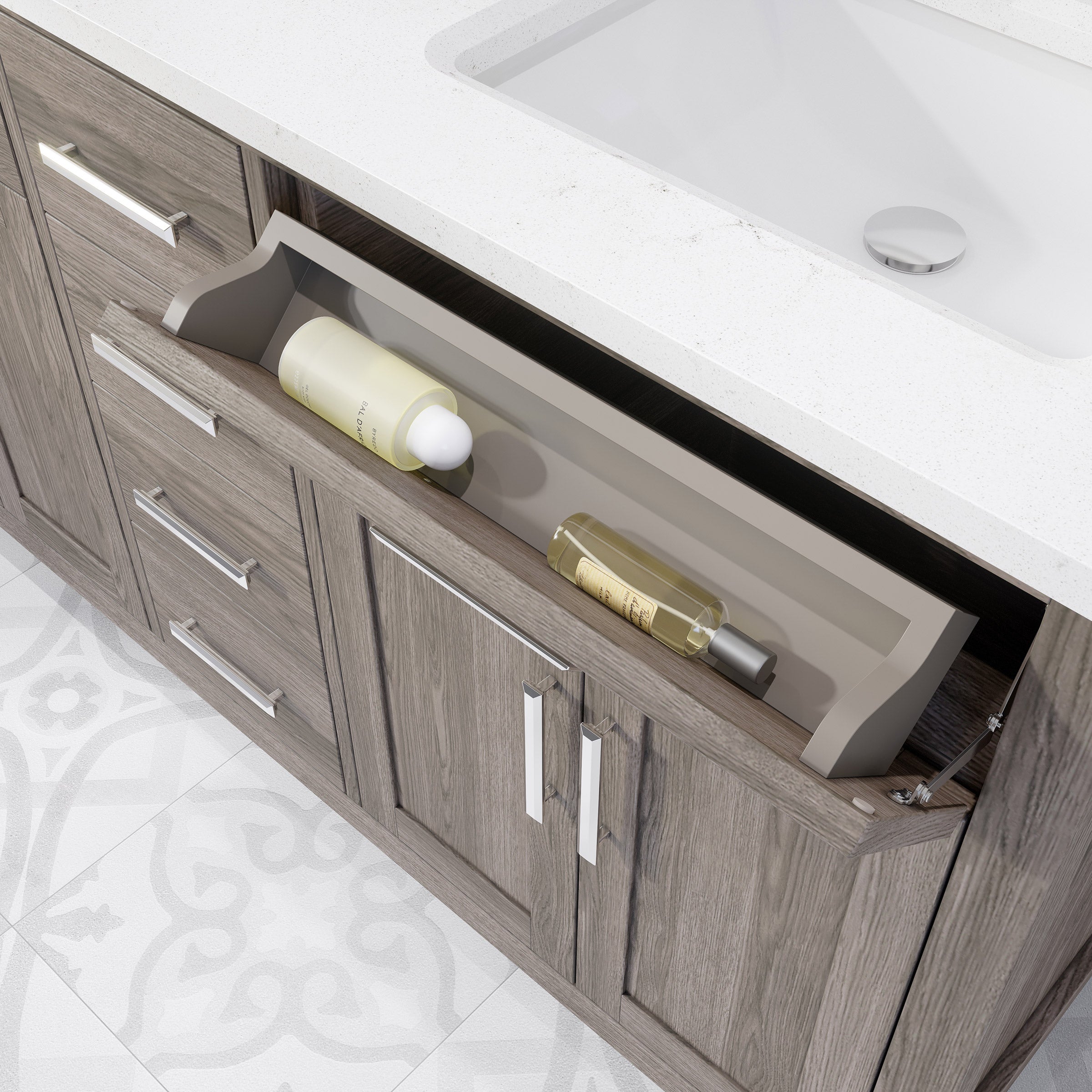 Katie Bath Vanity by Studio Bathe in Gray